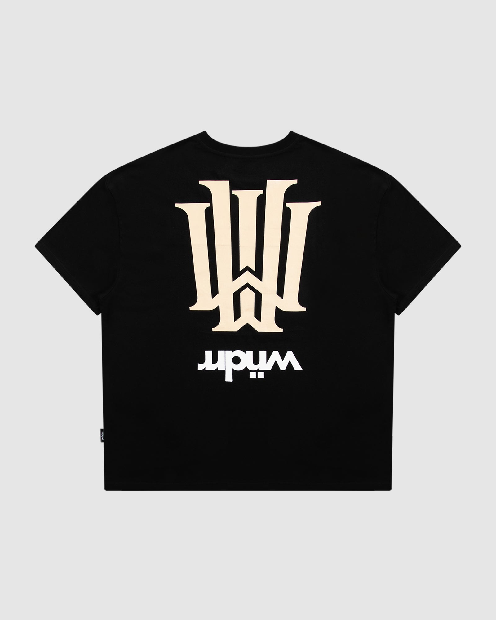 CARTELLO BOX FIT TEE - BLACK
