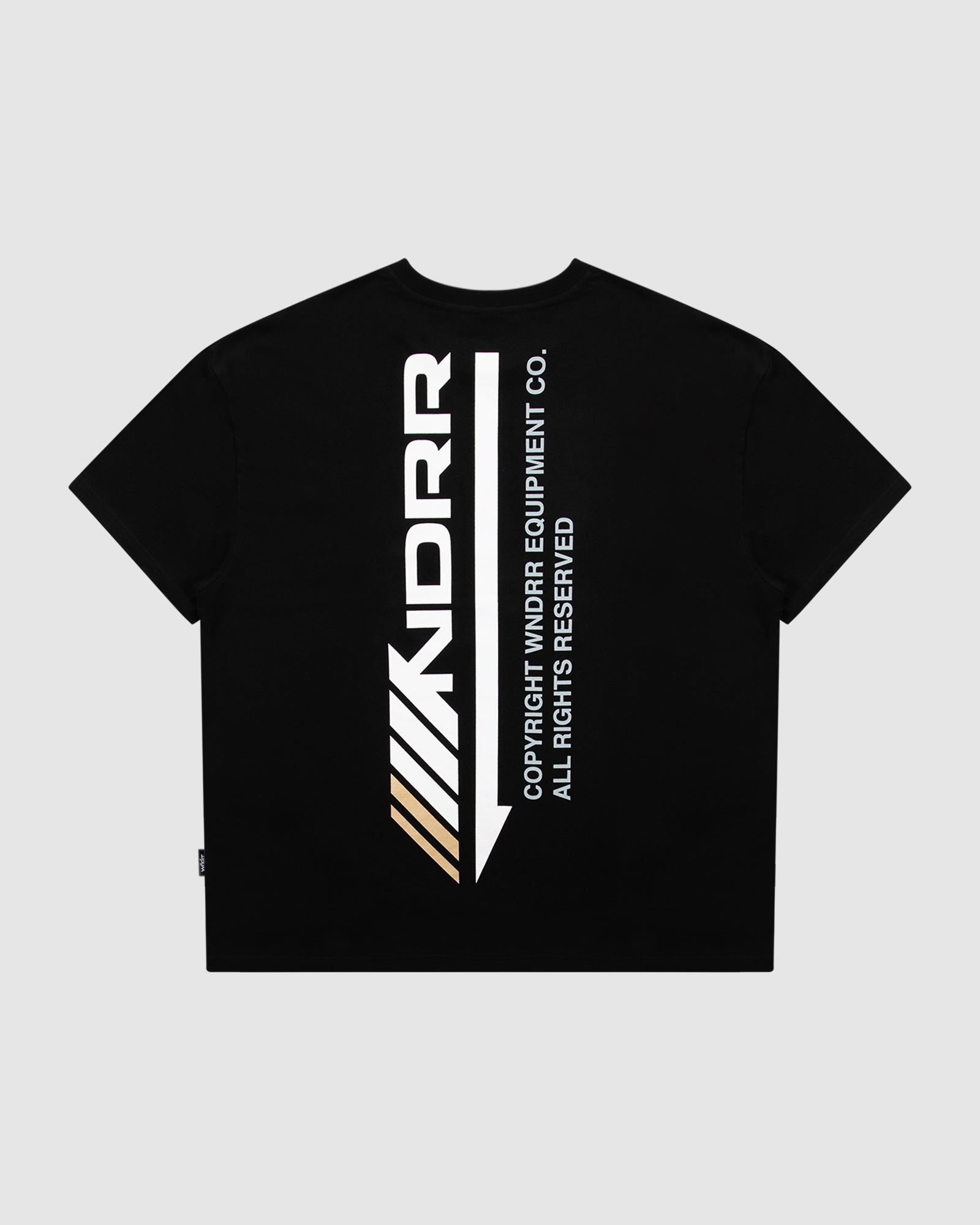 DETACH BOX FIT TEE - BLACK