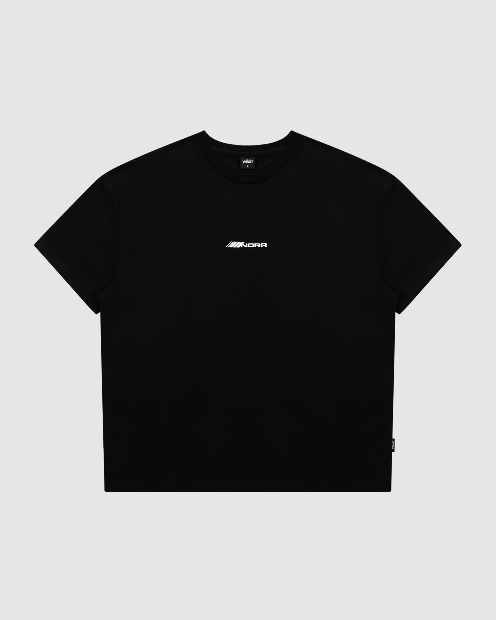DETACH BOX FIT TEE - BLACK