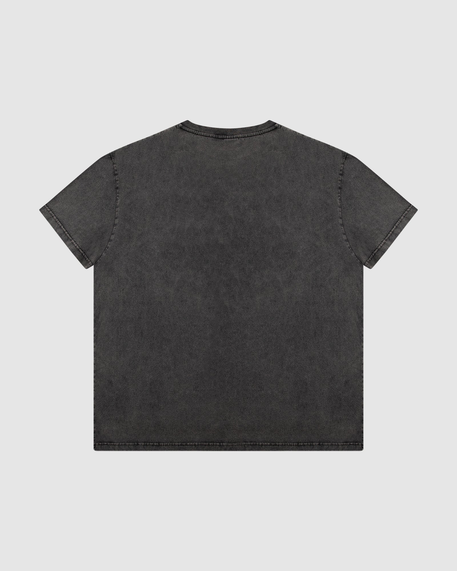 ACCENT BOX FIT TEE - WASHED BLACK