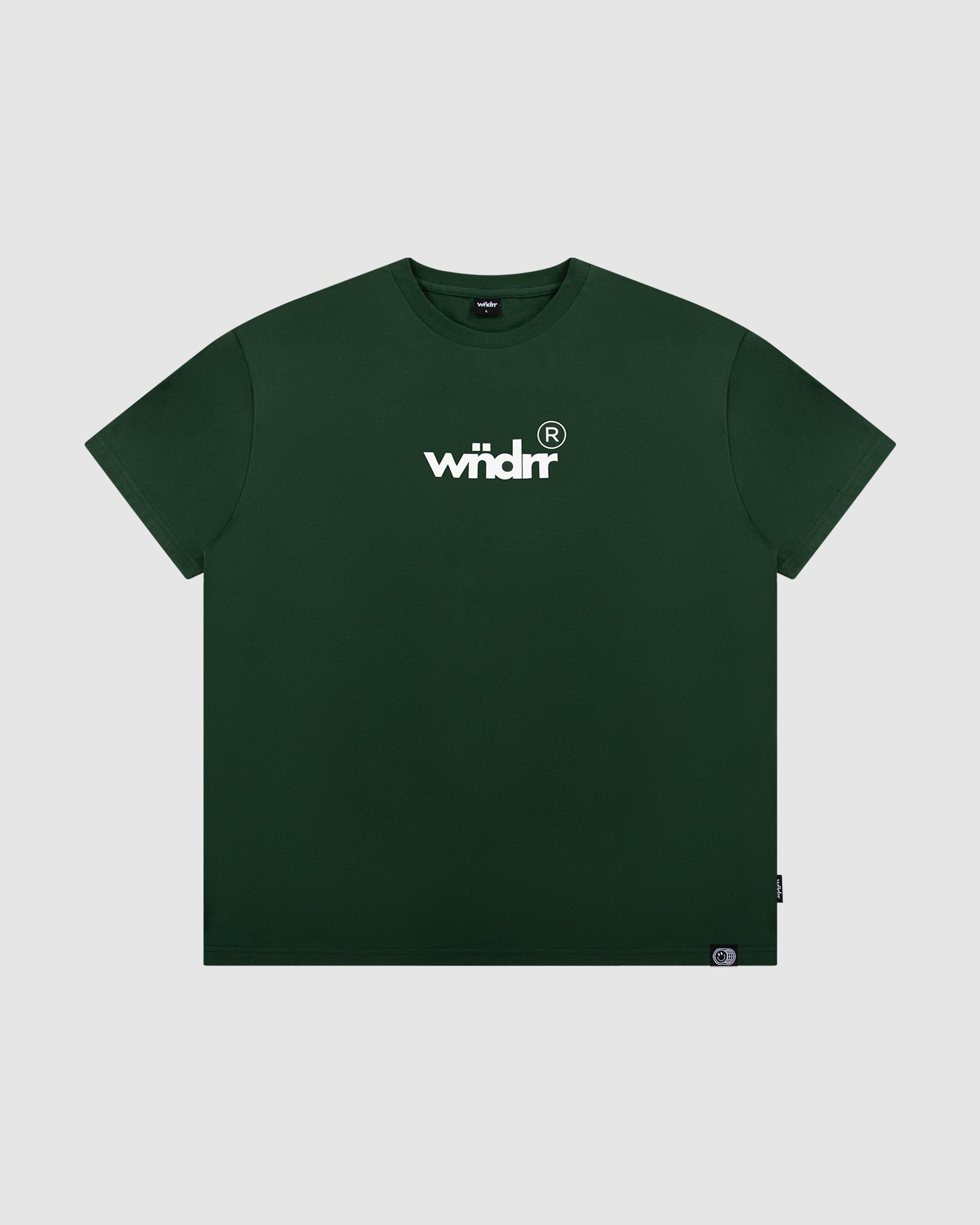 ACCENT BOX FIT TEE - FOREST GREEN
