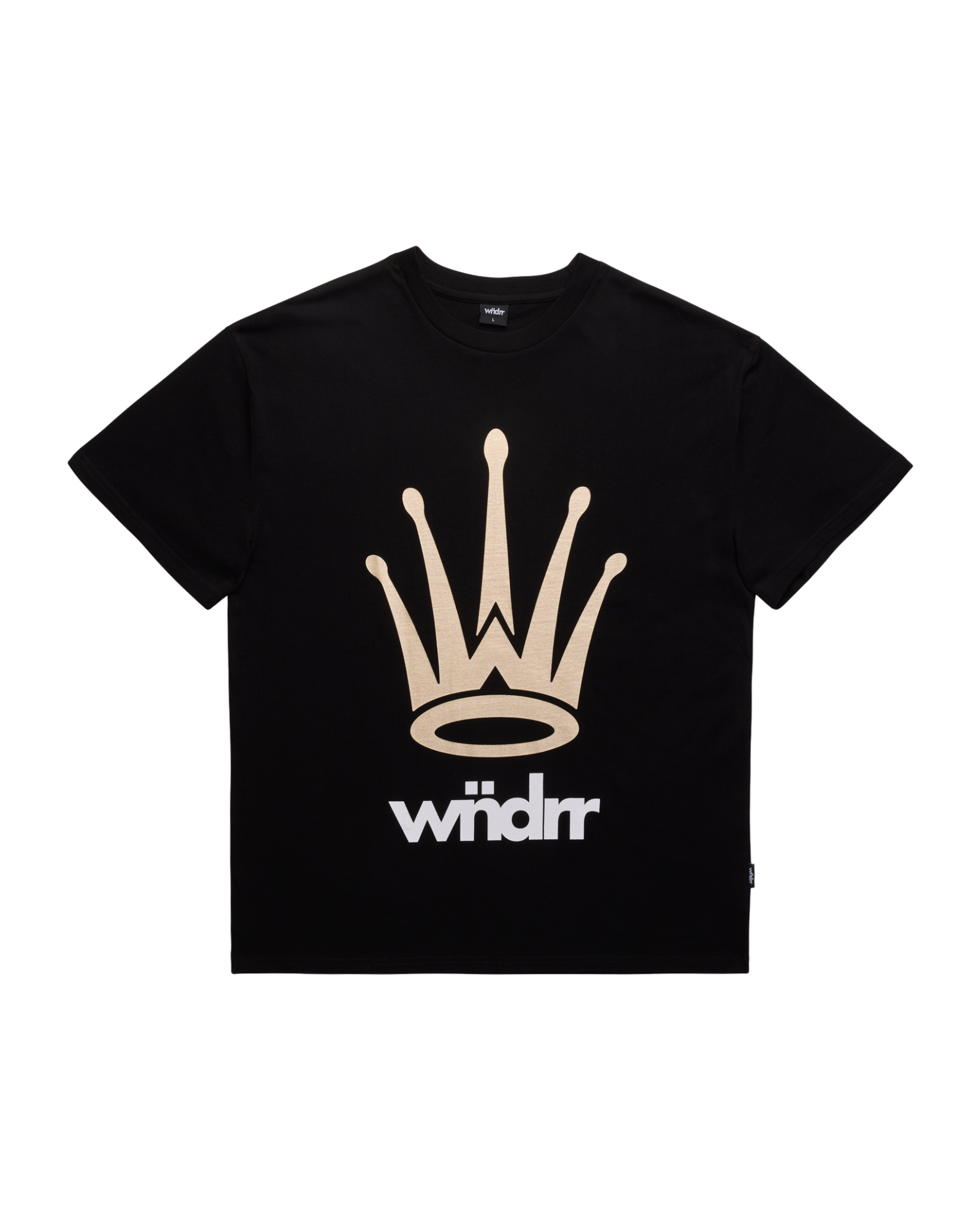 CREST BOX FIT TEE - BLACK