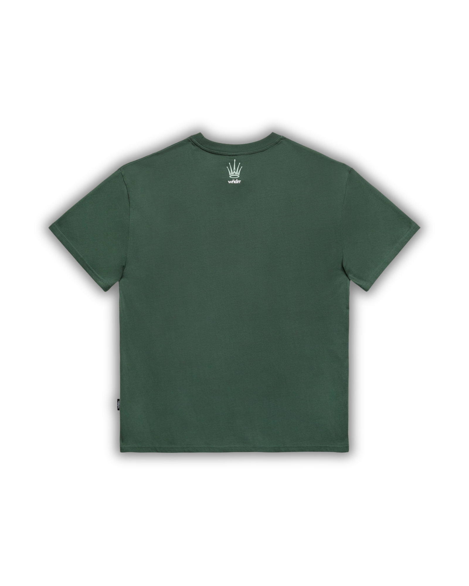 CREST BOX FIT TEE - DARK GREEN