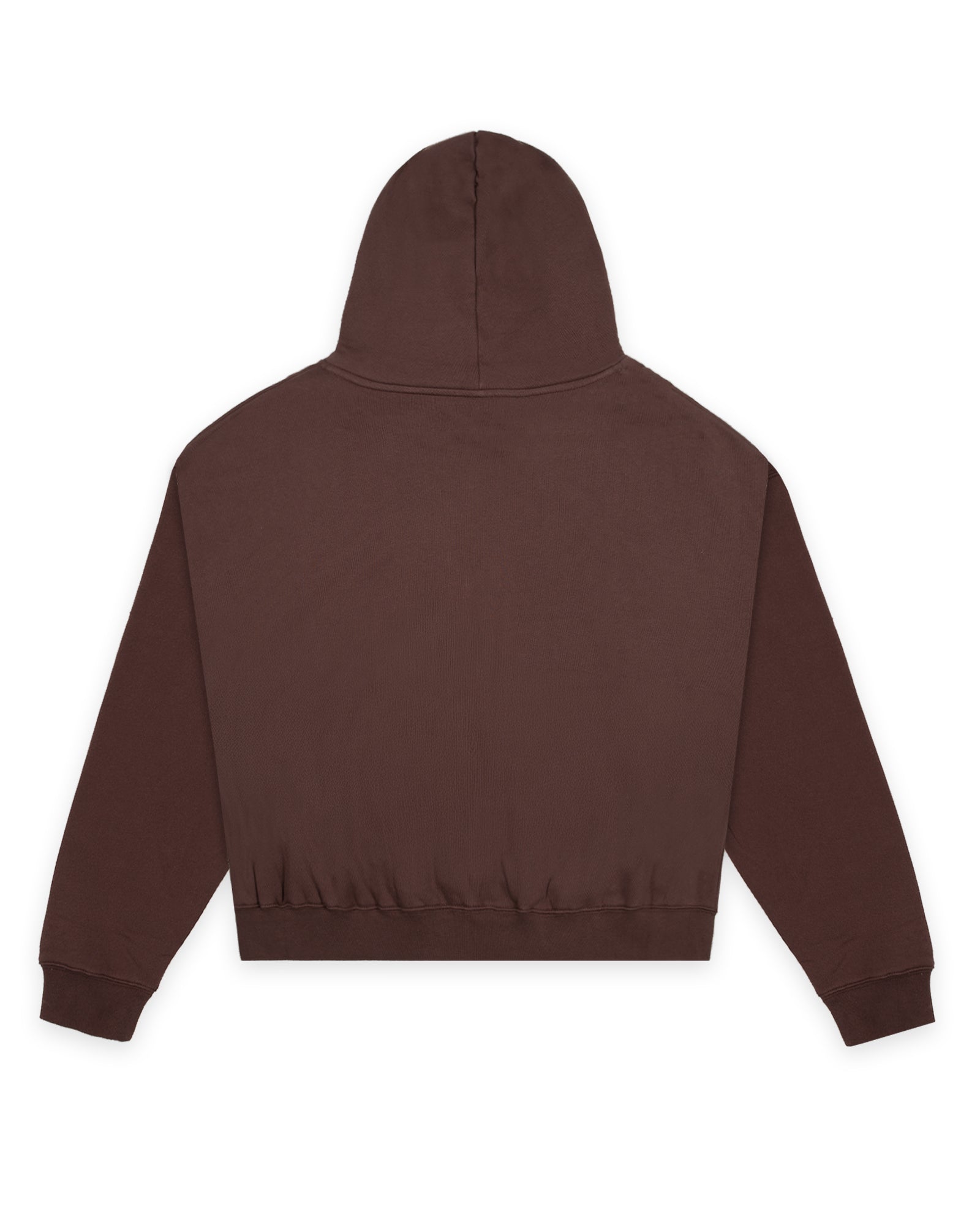 ROGUE BOX FIT HOOD SWEAT - BROWN