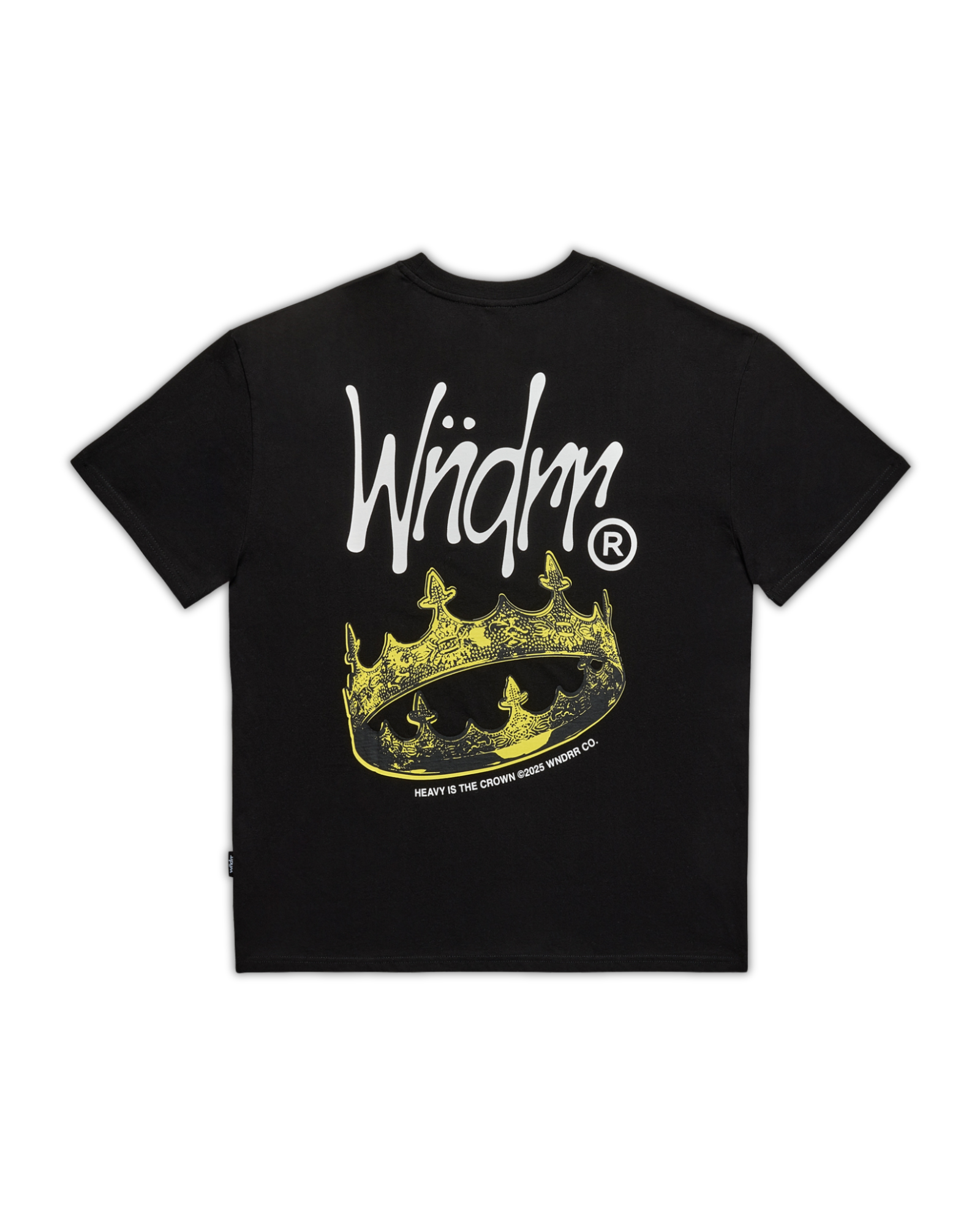 CROWN BOX FIT TEE - BLACK