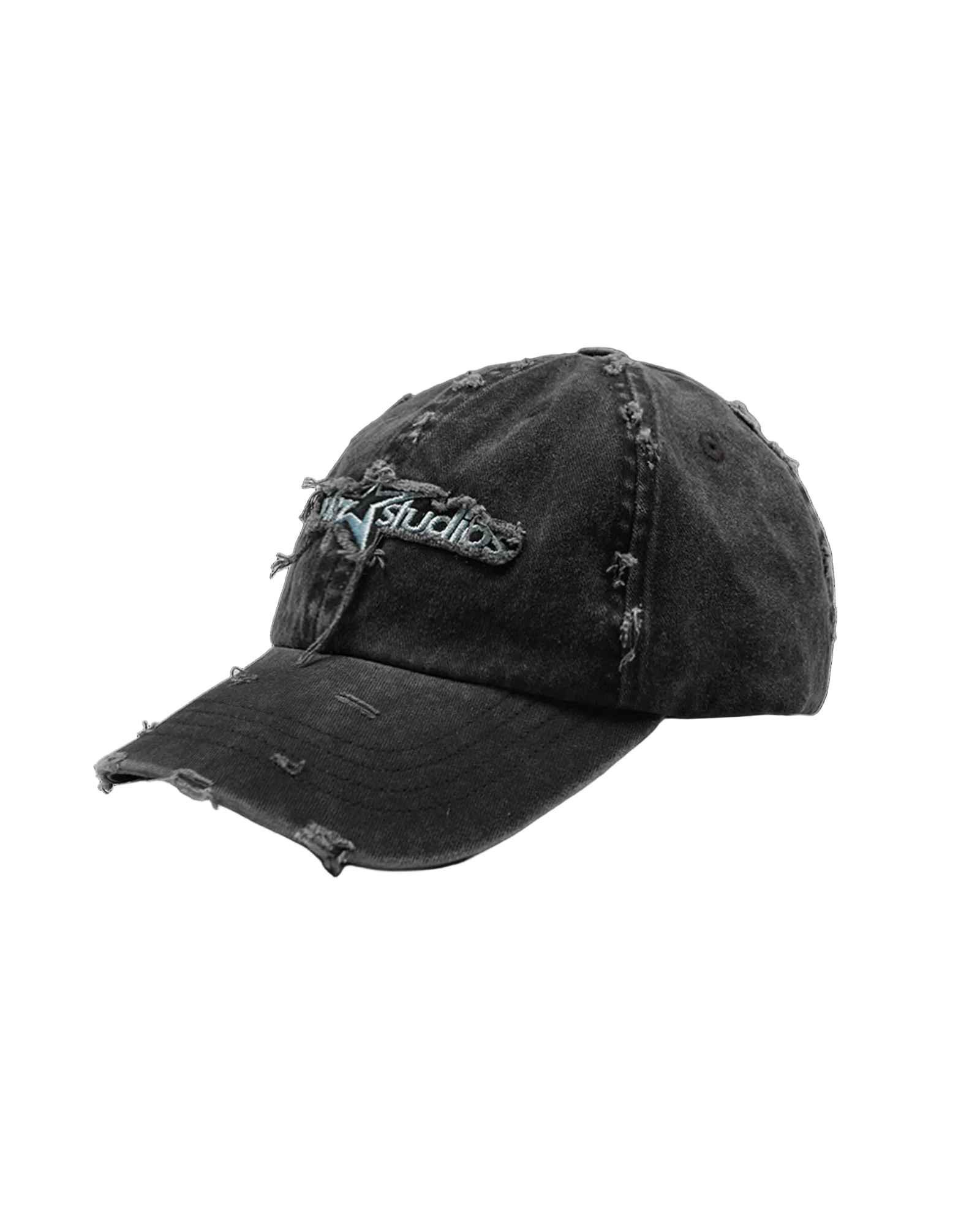 STXR DISTRESSED CAP - WASHED BLACK