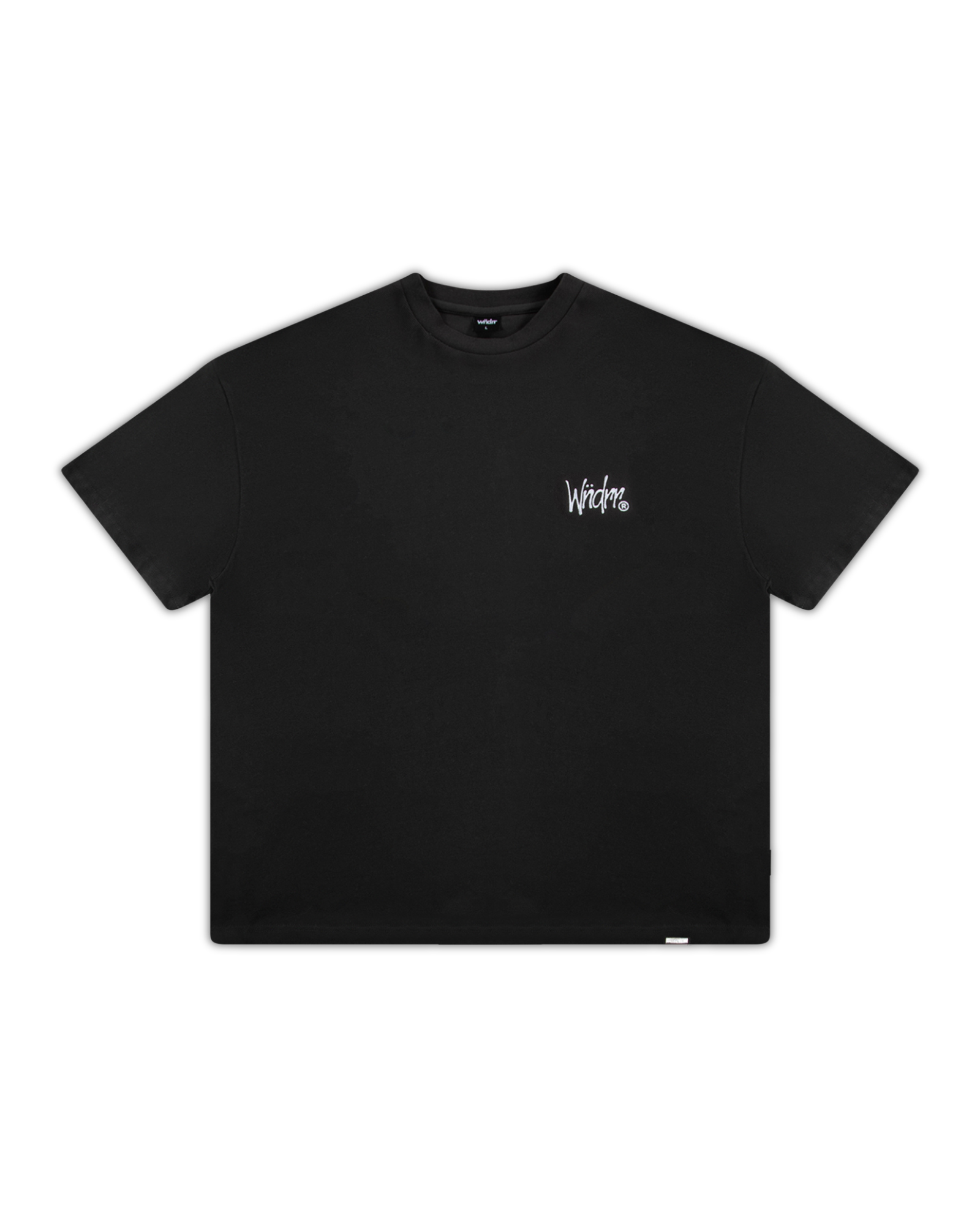 FADED FRENCH TERRY TEE - FADED BLACK