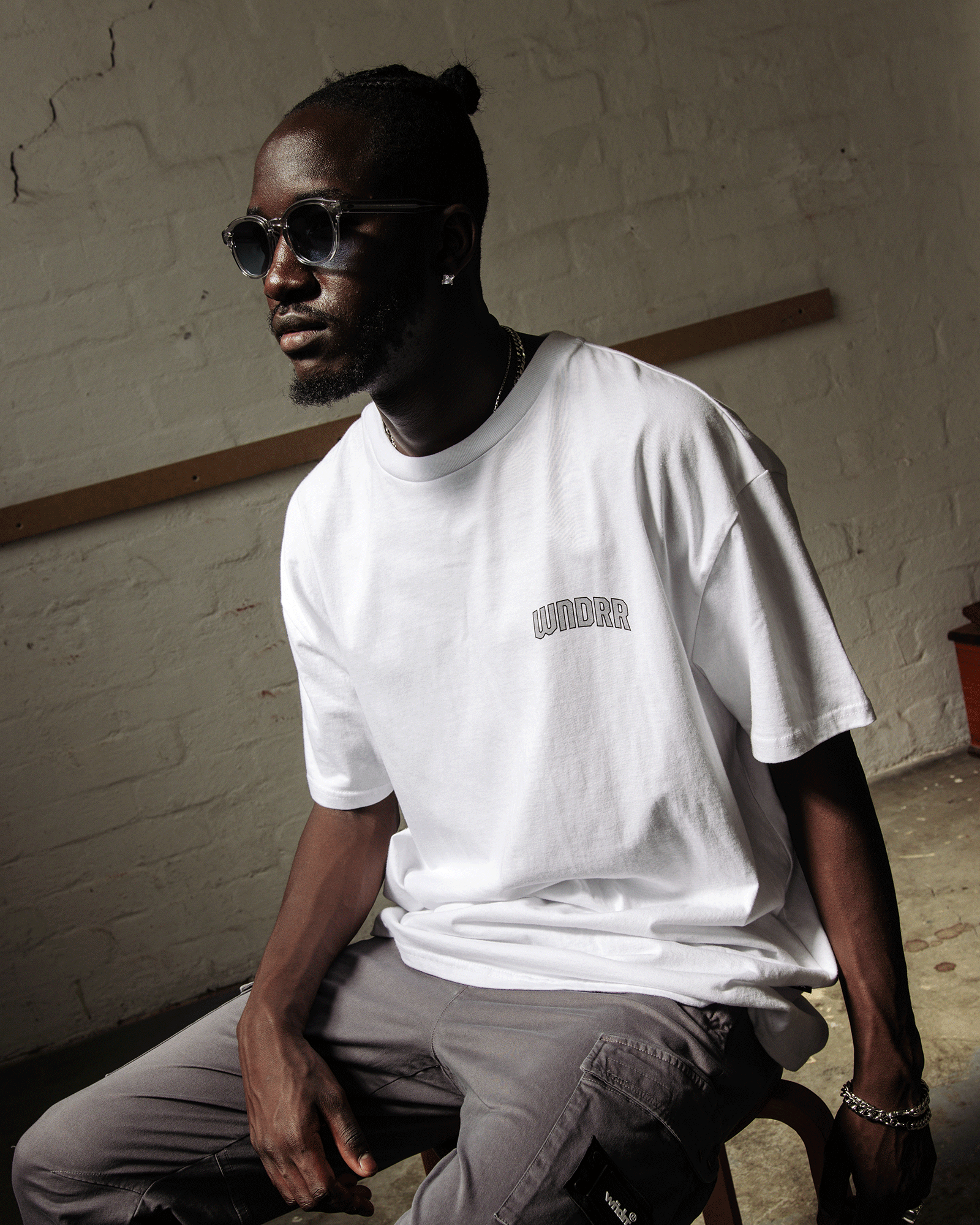 MAJOR BOX FIT TEE - WHITE