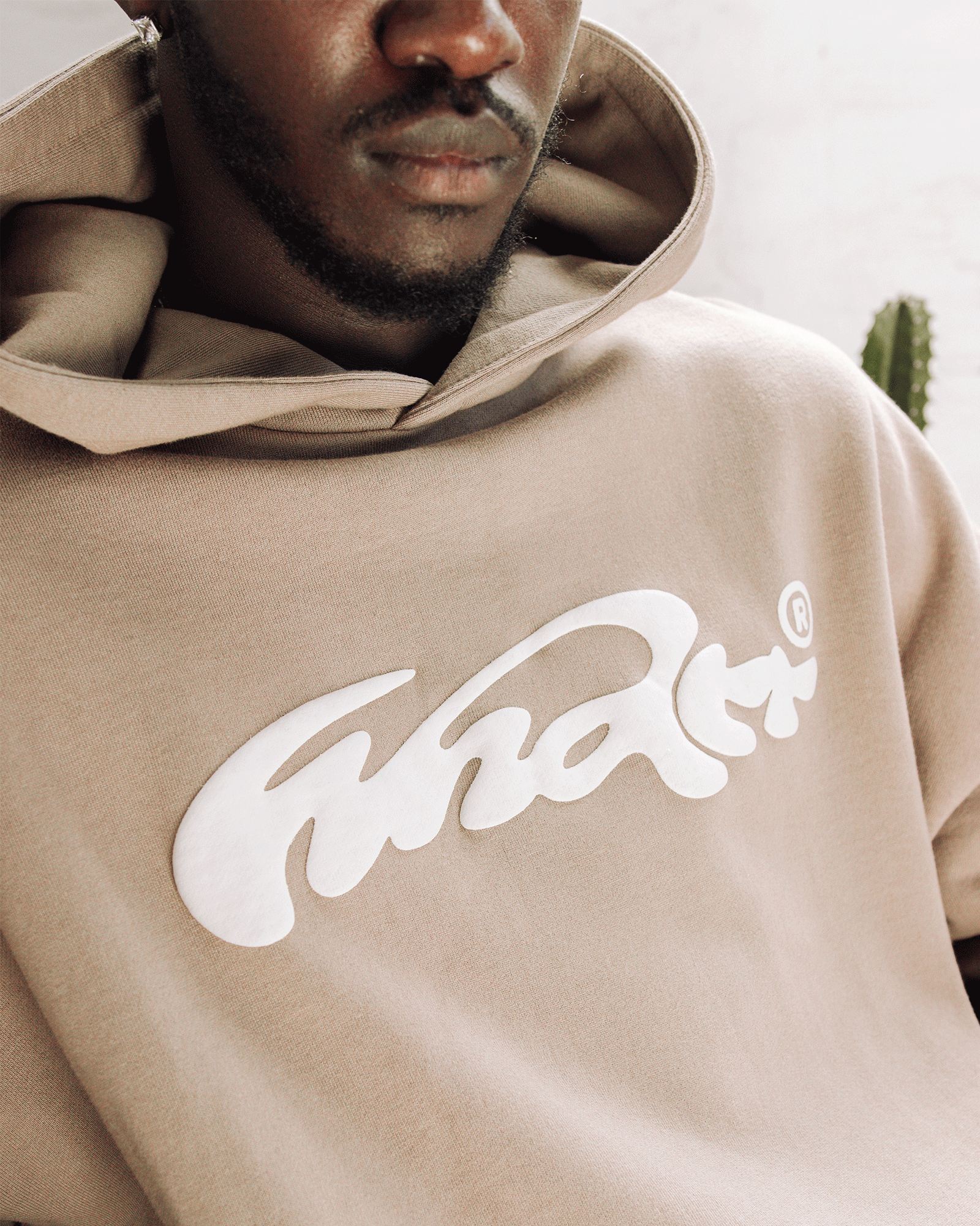 INFLUX HEAVY WEIGHT HOOD SWEAT - TAUPE