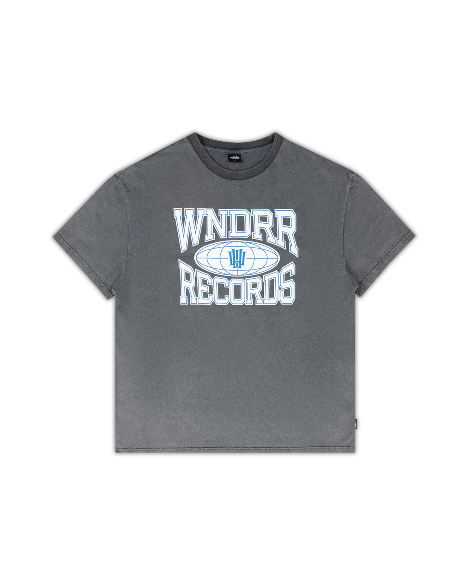 FIEND BOX FIT TEE - WASHED GREY