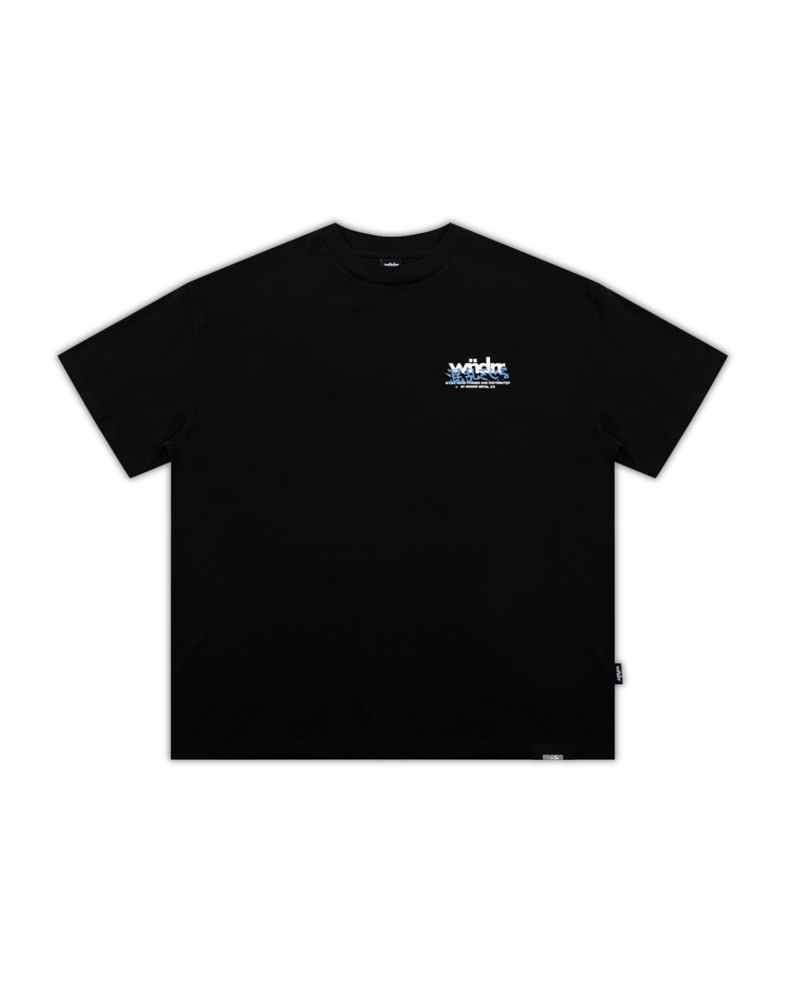 FORGED HEAVY WEIGHT TEE - BLACK/WHITE/BLUE