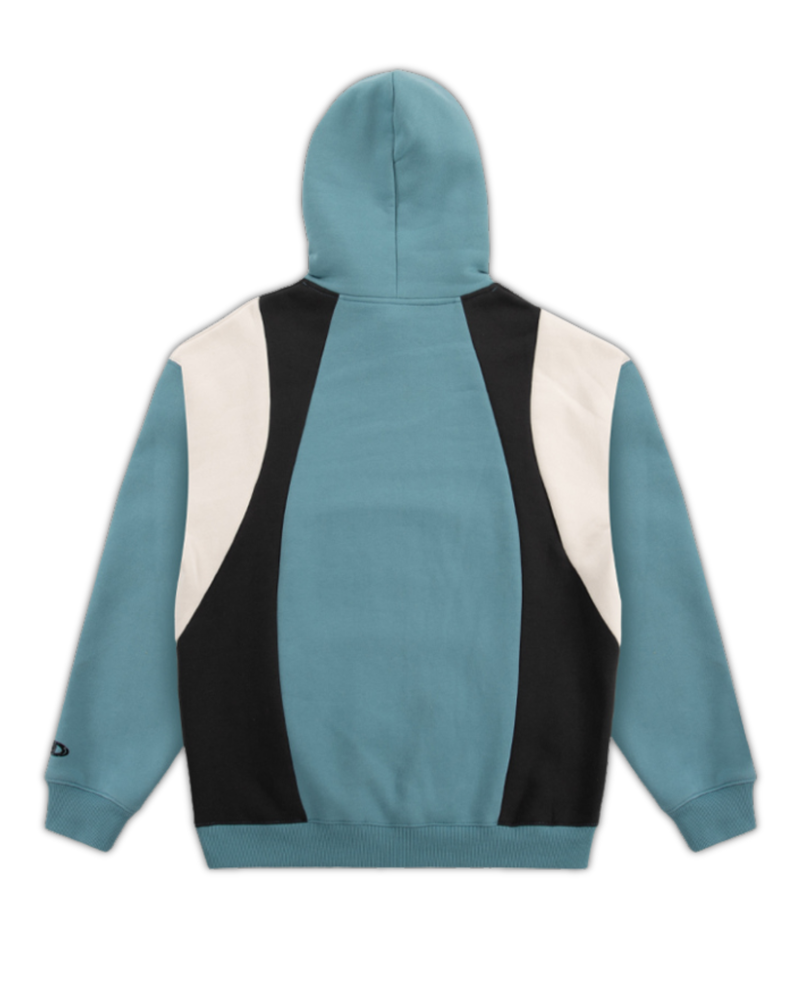 FRAMED PANEL HOOD SWEAT - DUSK BLUE/OFF WHITE