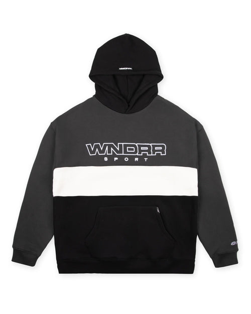 STARTER PANEL HOOD SWEAT - BLACK