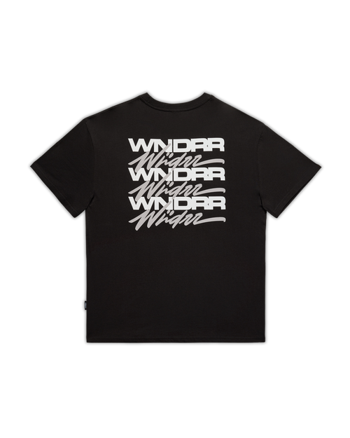 HEX BOX FIT TEE - FADED BLACK