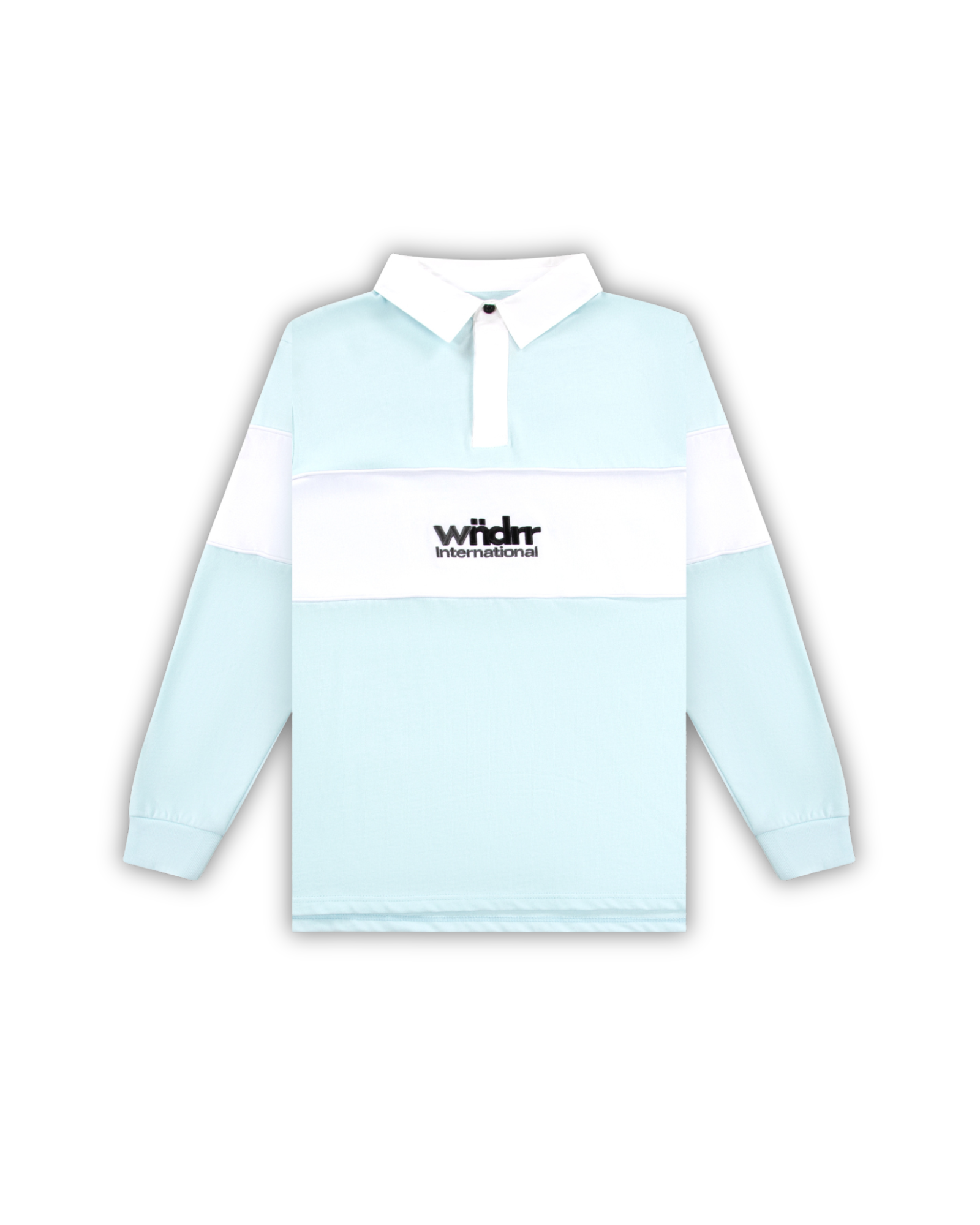 INT PANEL RUGBY POLO - BABY BLUE