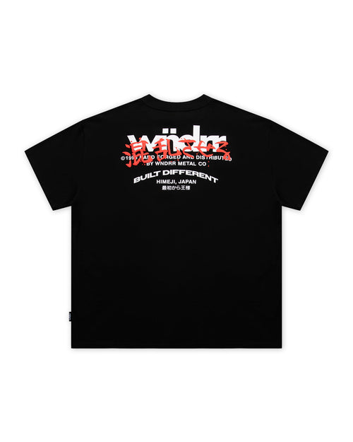 FORGED HEAVY WEIGHT TEE - BLACK