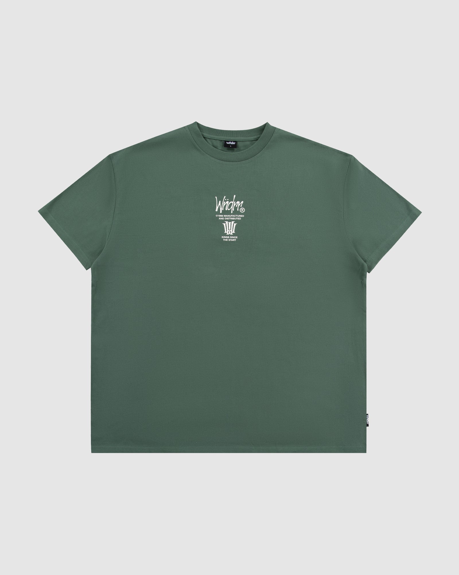NOISE BOX FIT TEE - DARK GREEN
