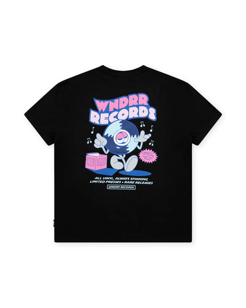 ALL VINYL BOX FIT TEE - BLACK