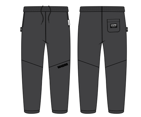 HALO BAGGY TRACKPANT - FADED BLACK