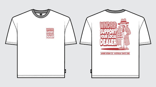 LOCAL BOX FIT TEE - WHITE