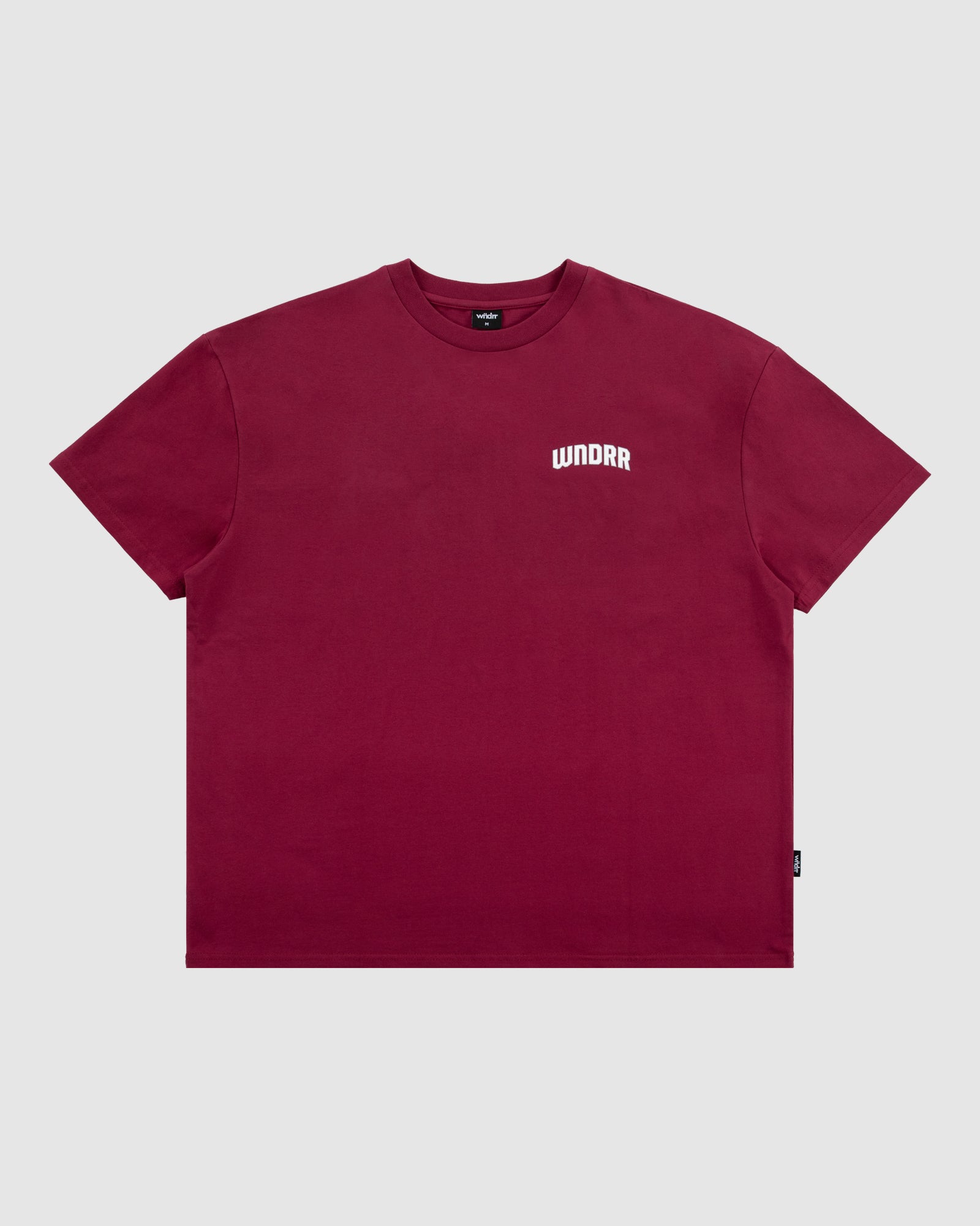 MAJOR BOX FIT TEE - BLOOD RED