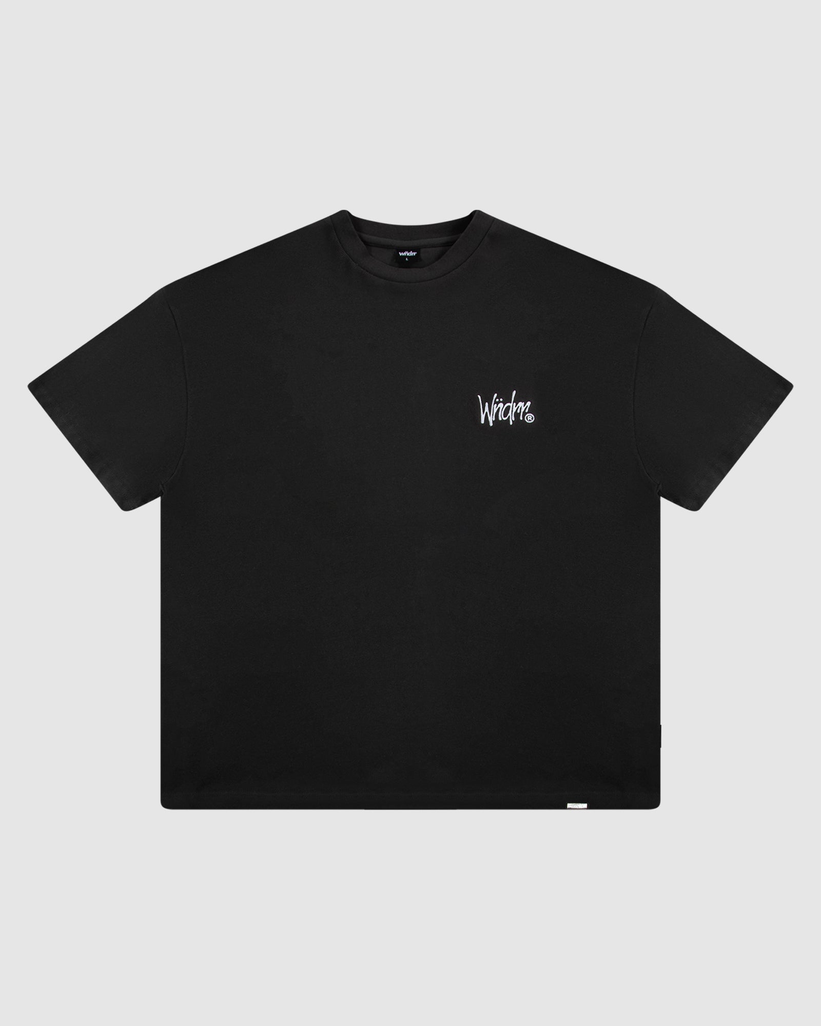 FADED FRENCH TERRY TEE - FADED BLACK