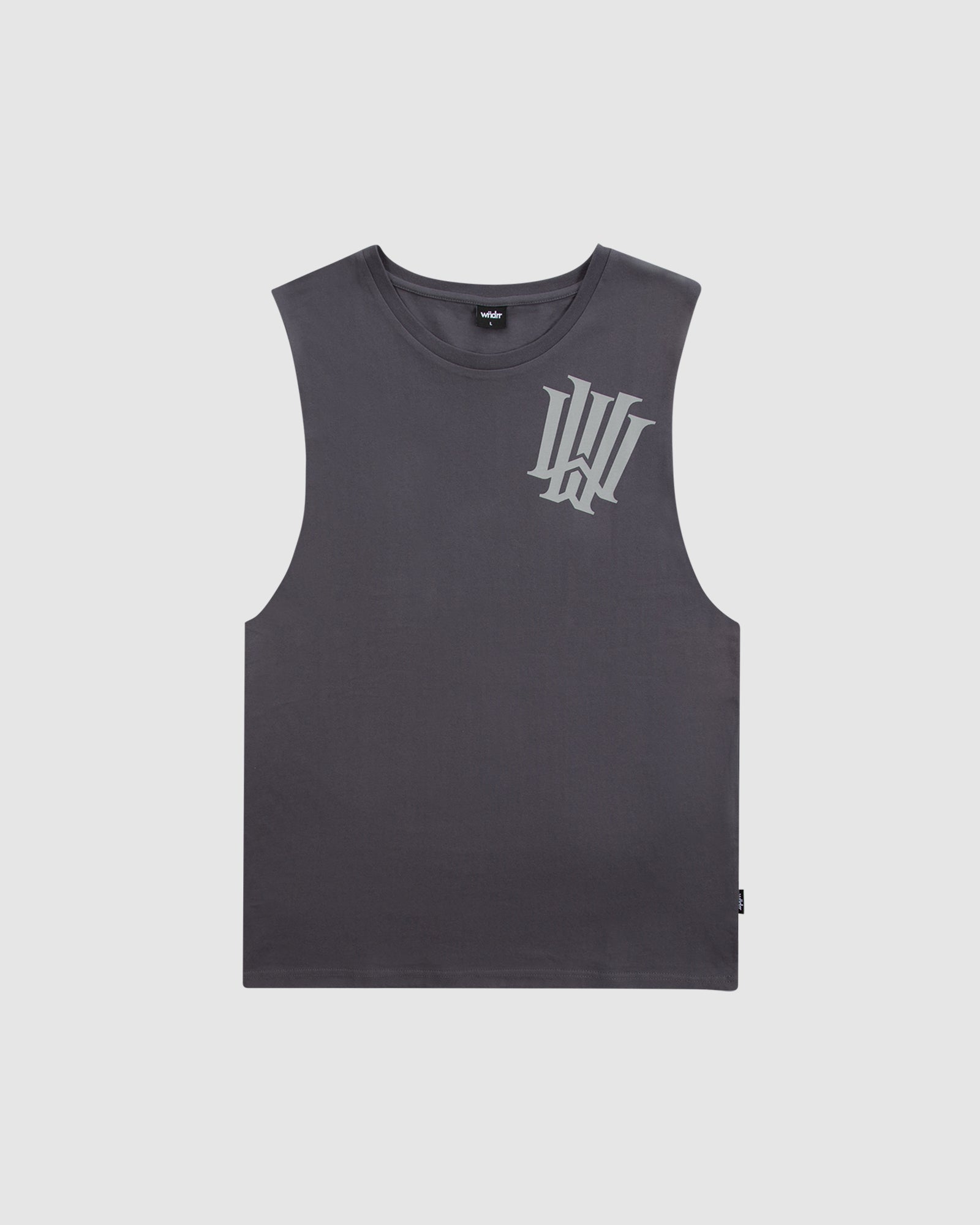 CARTELLO MUSCLE TOP - CHARCOAL