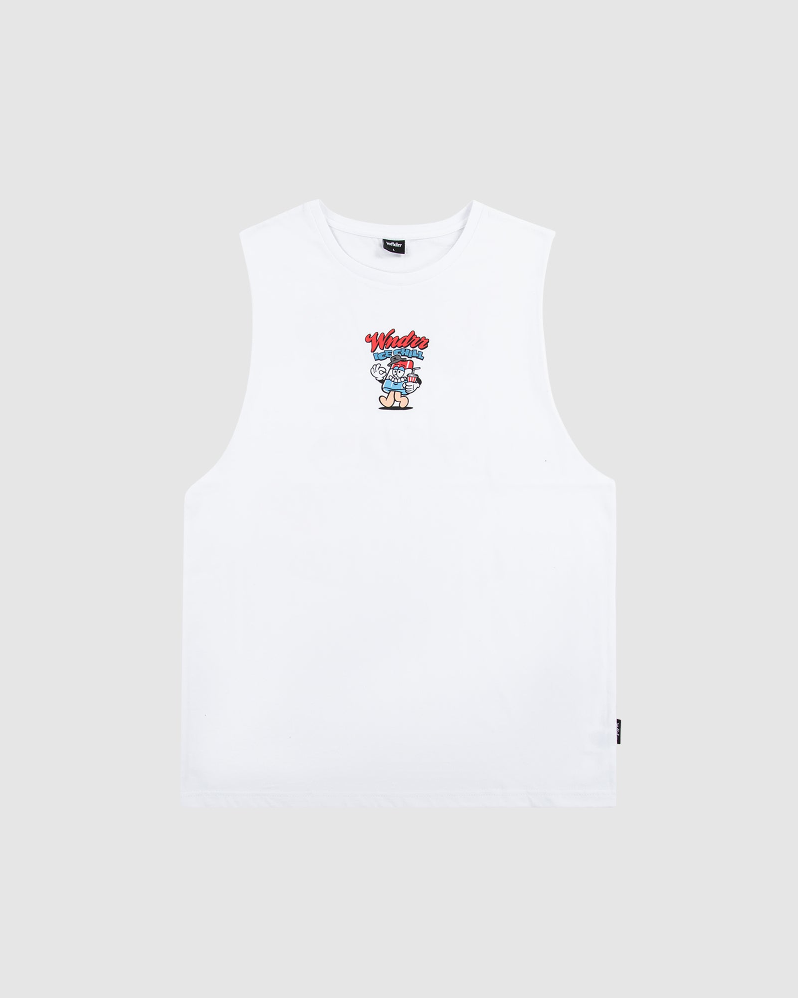 ICE POP MUSCLE TOP - WHITE