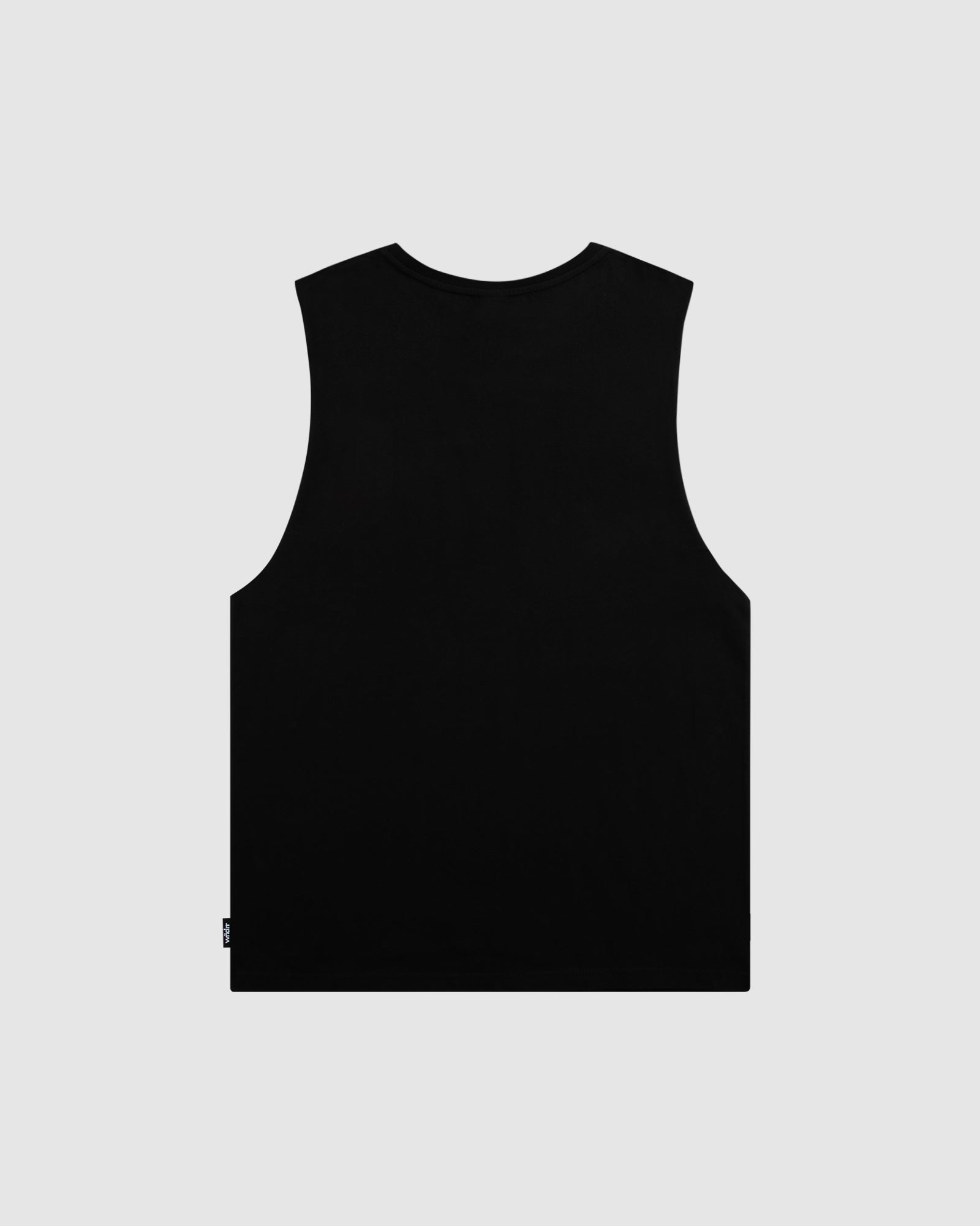 ACCENT MUSCLE TOP - BLACK
