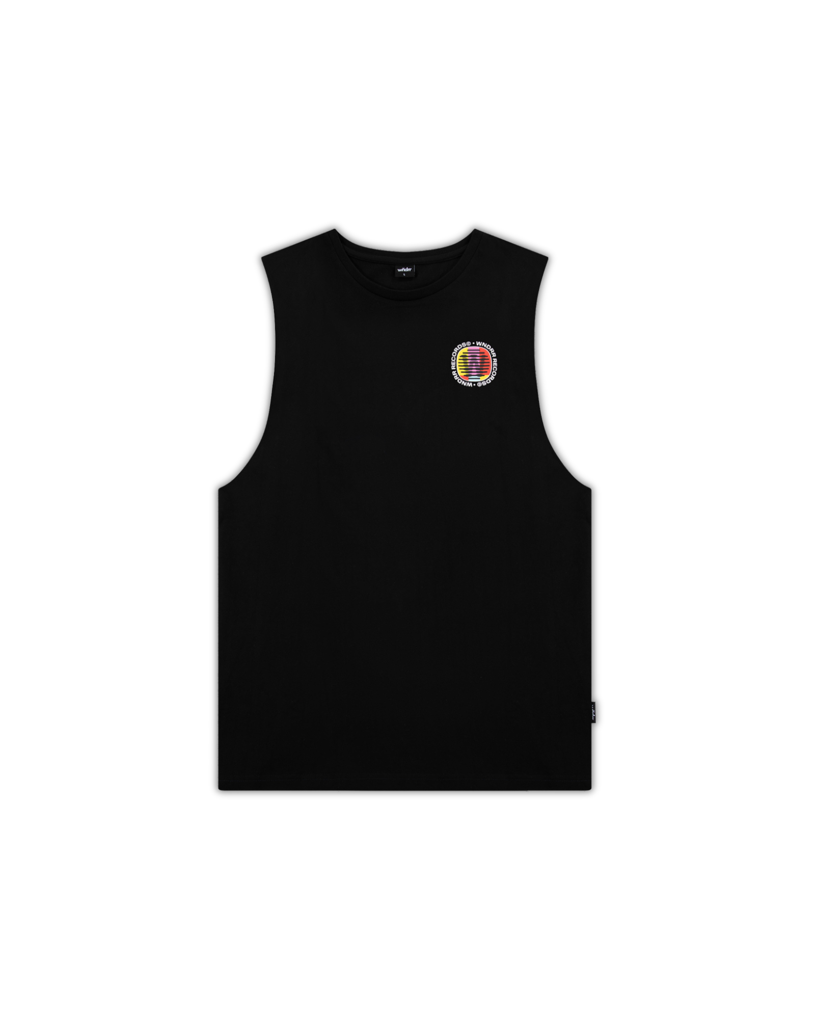 NO SIGNAL MUSCLE TOP - BLACK