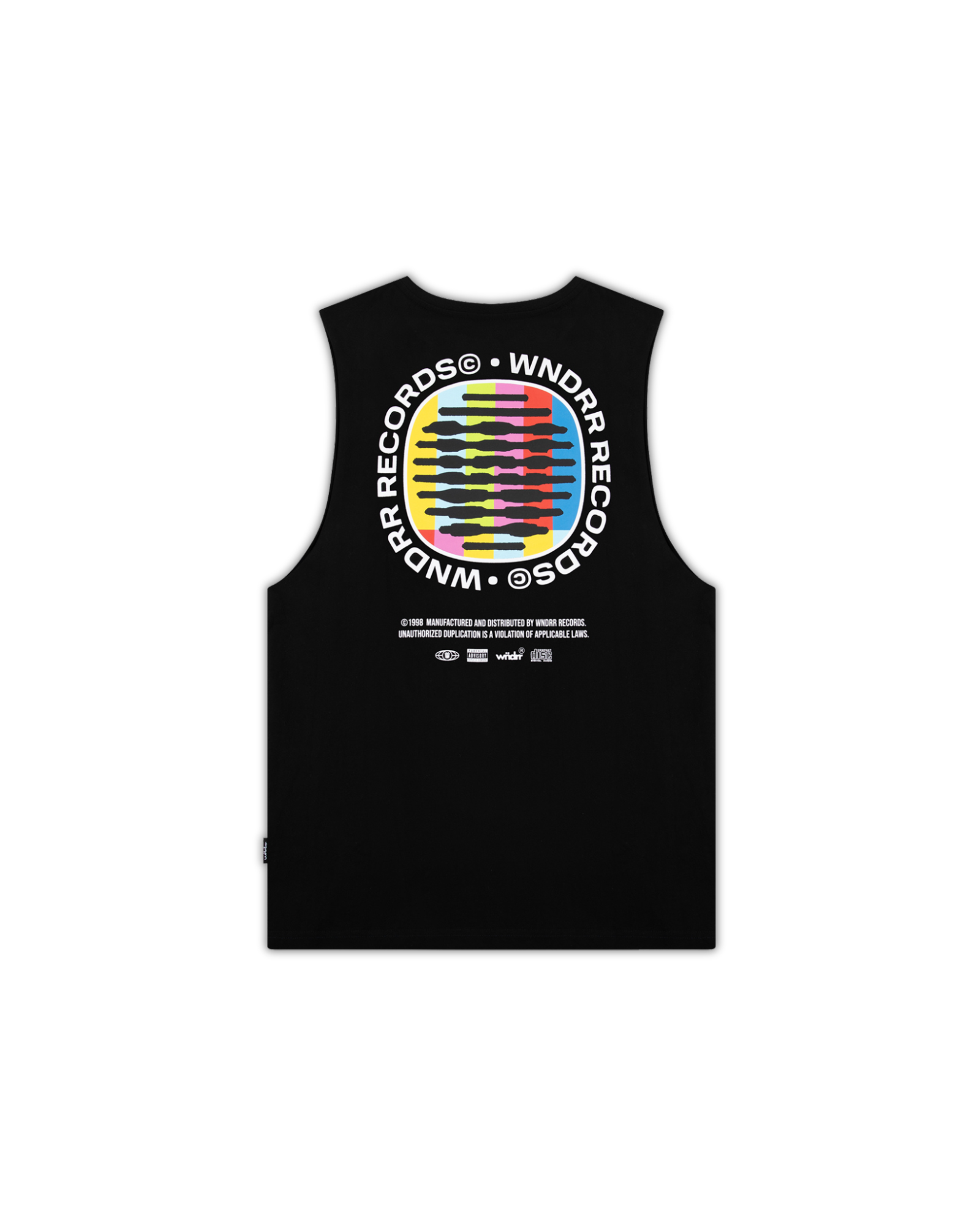 NO SIGNAL MUSCLE TOP - BLACK