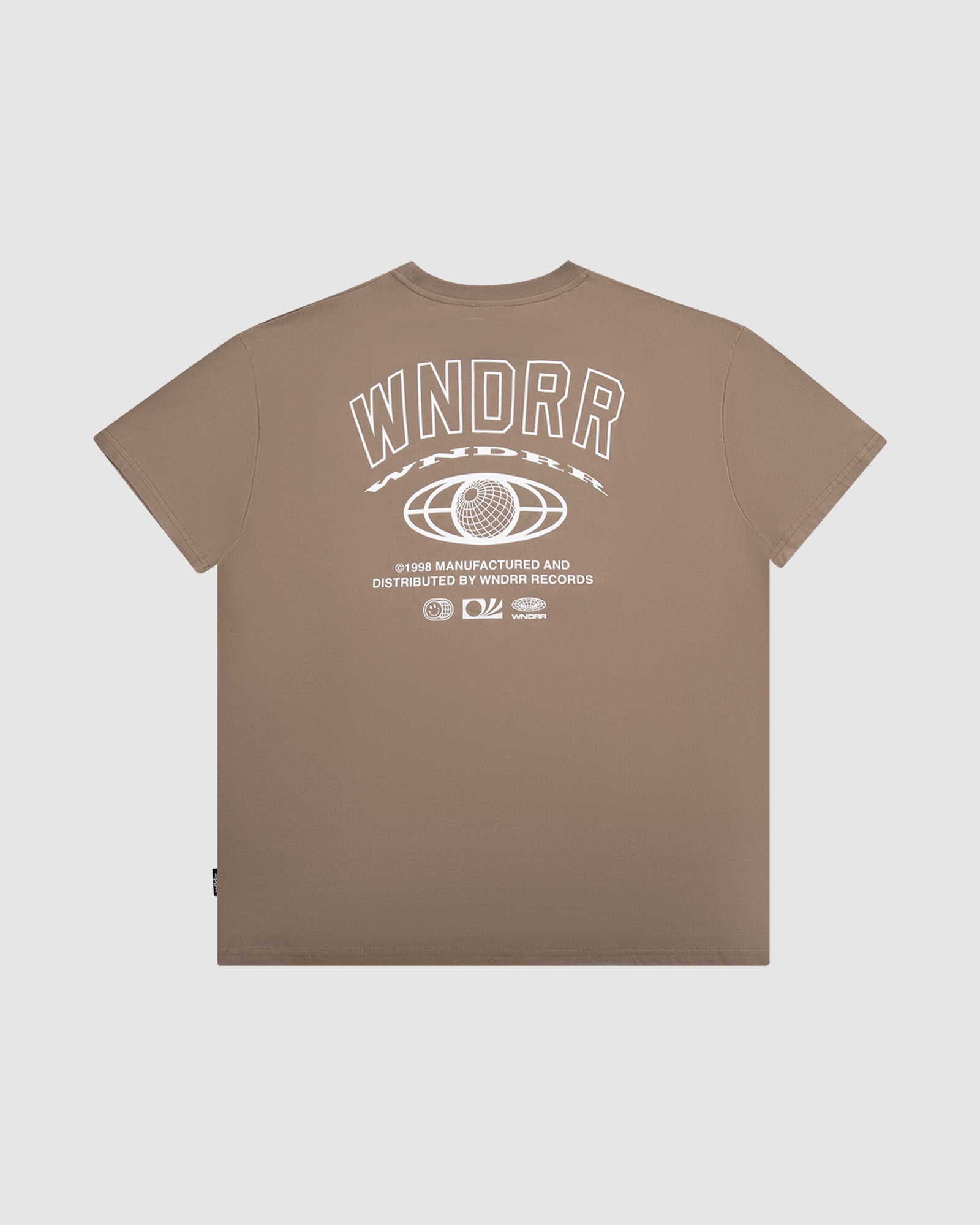 OUTLET BOX FIT TEE - TAUPE