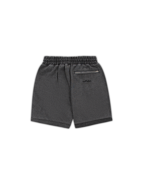 OFFCUT TECH TRACKSHORT - WASHED BLACK
