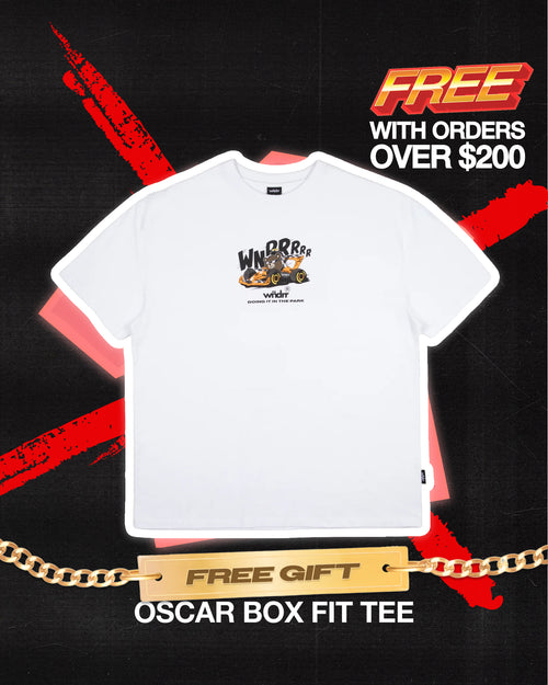 OSCAR BOX FIT TEE - WHITE