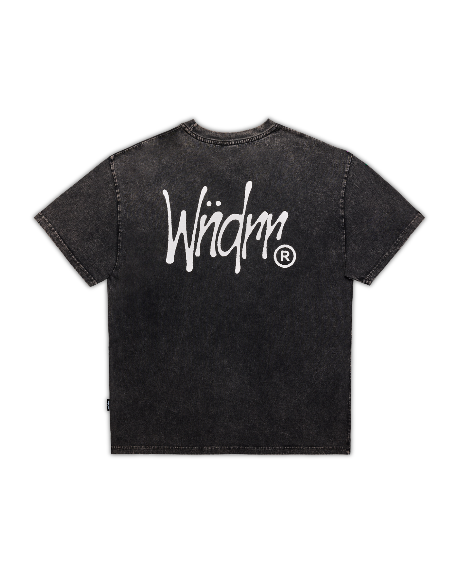 PRECURSOR BOX FIT TEE - WASHED BLACK