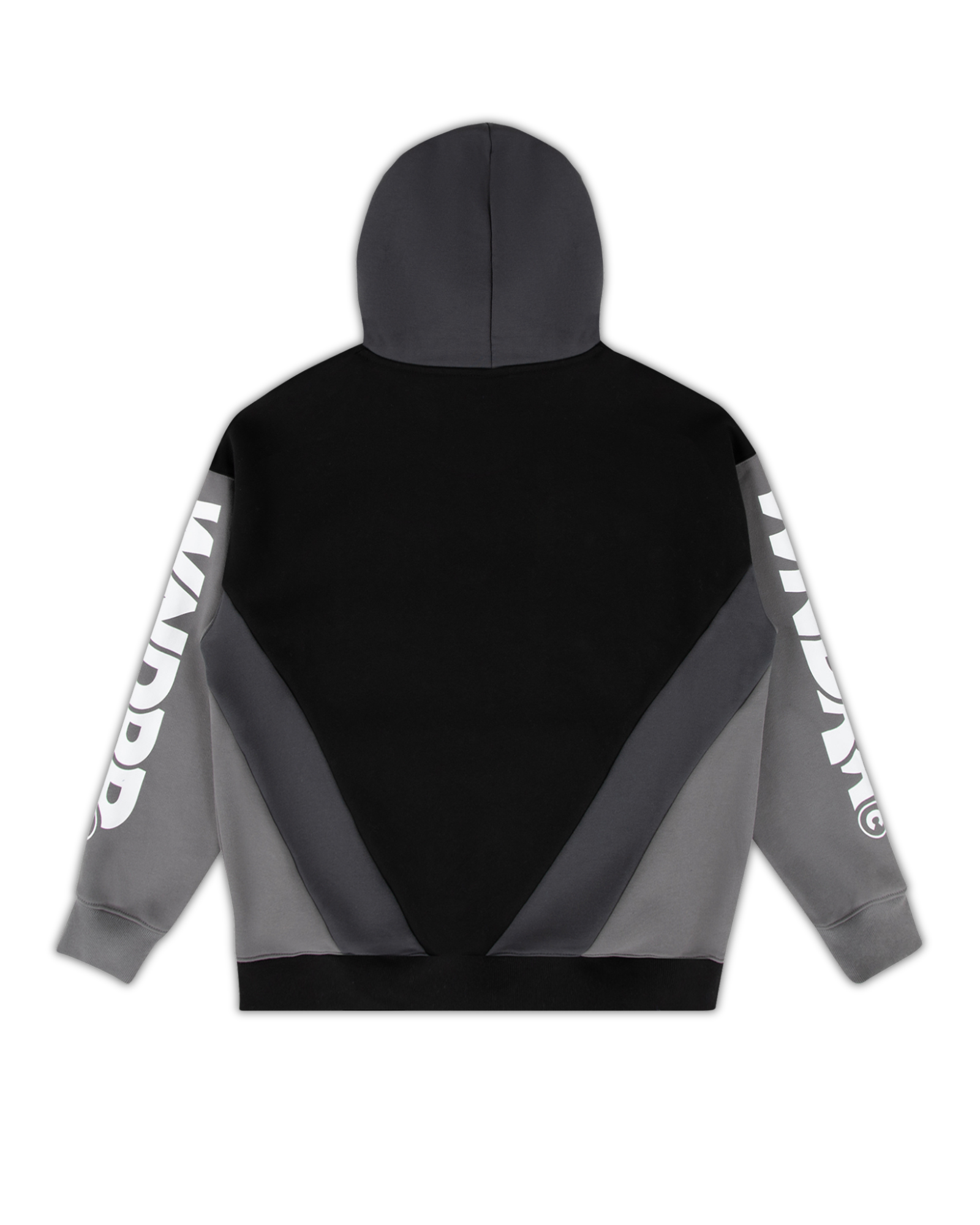 PRIVACY PANEL HOOD SWEAT - BLACK/GREY