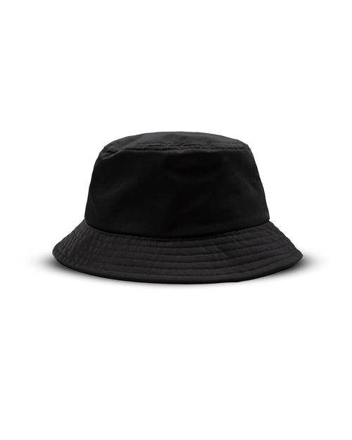 REFRAIN NYLON BUCKET HAT - BLACK