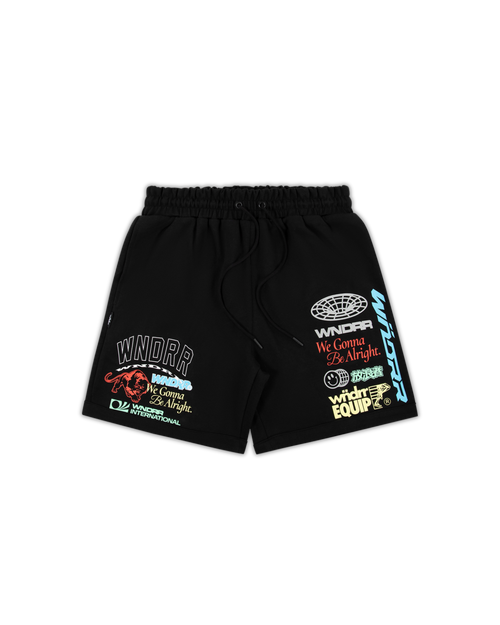 REPRESENT TECH TRACKSHORT - BLACK