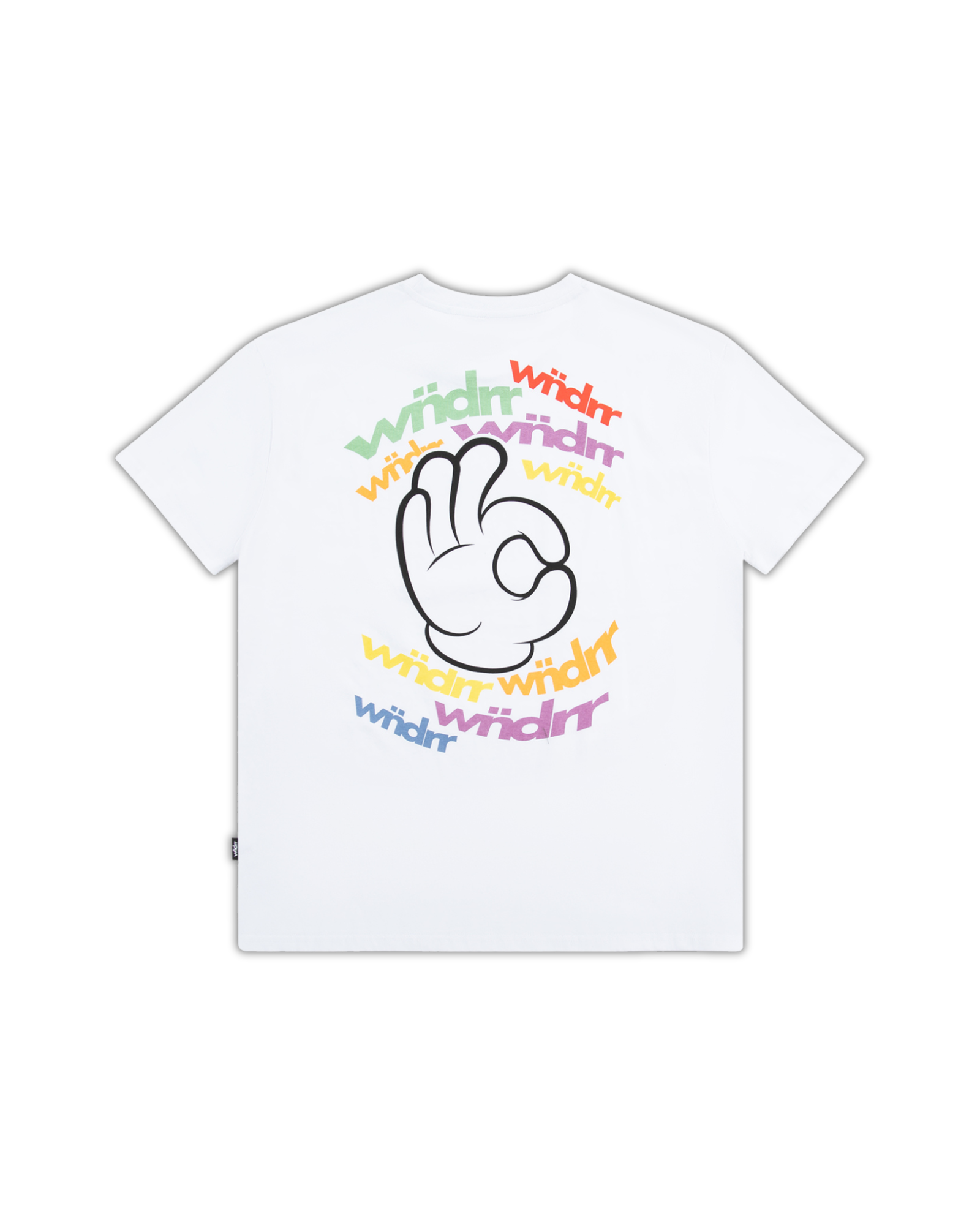 RIBBON BOX FIT TEE - WHITE