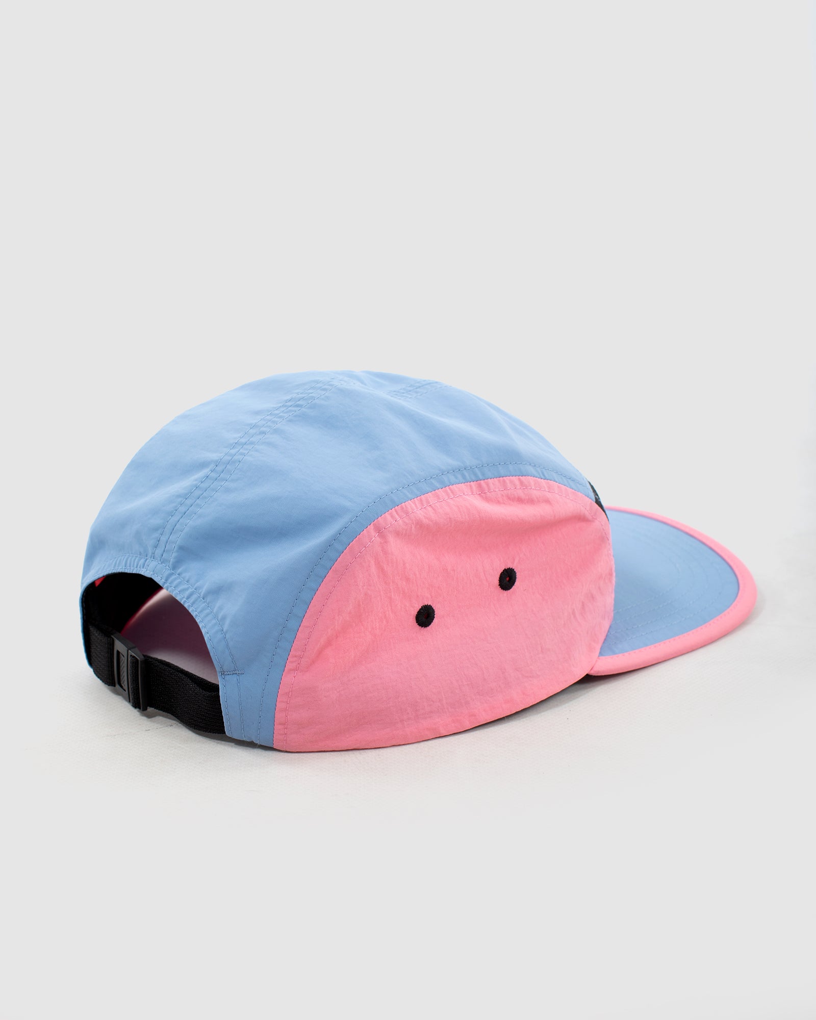 ROTHMAN 5 PANEL CAP - BLACK/PINK/BLUE