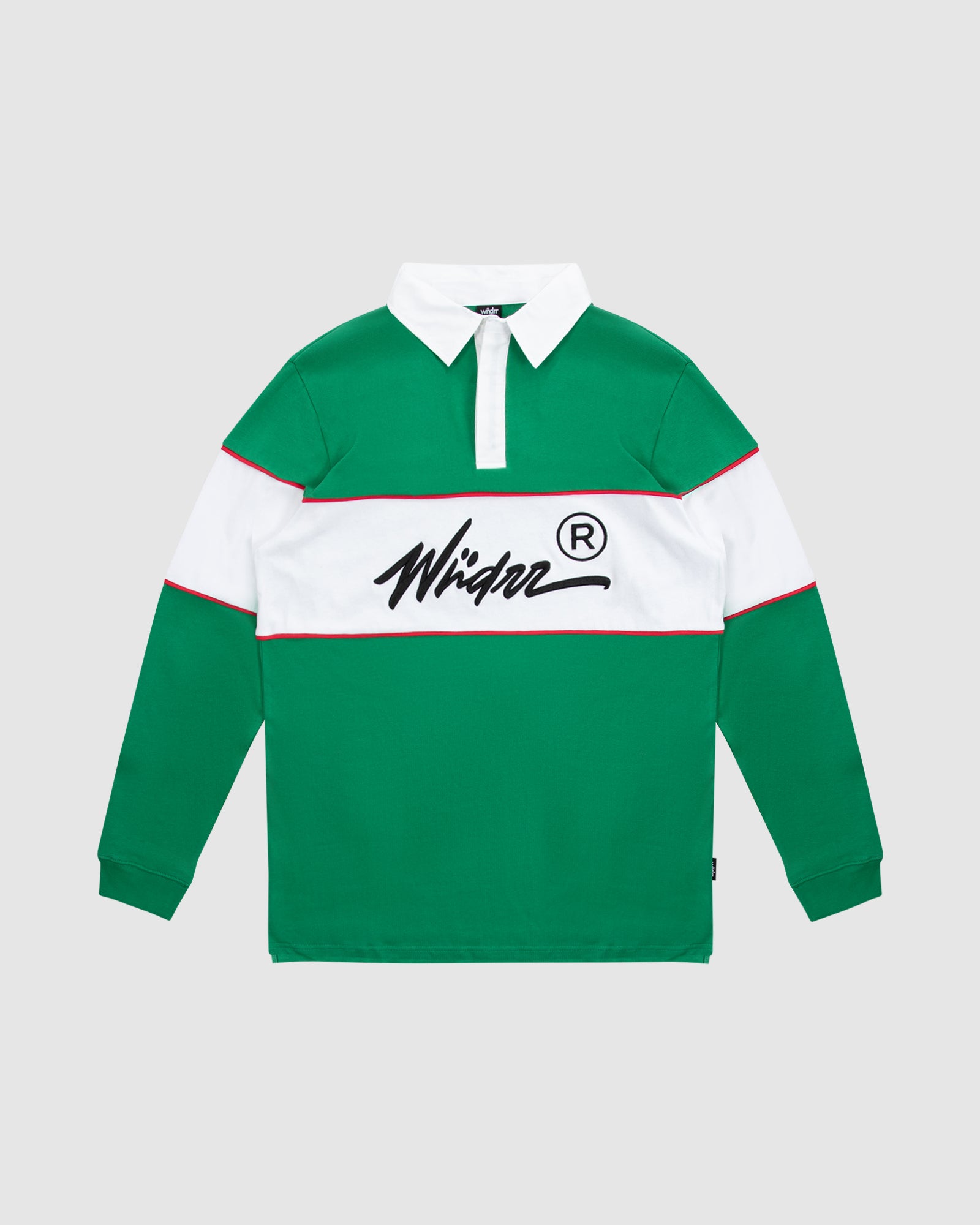OFFEND RUGBY SWEAT - GREEN/WHITE
