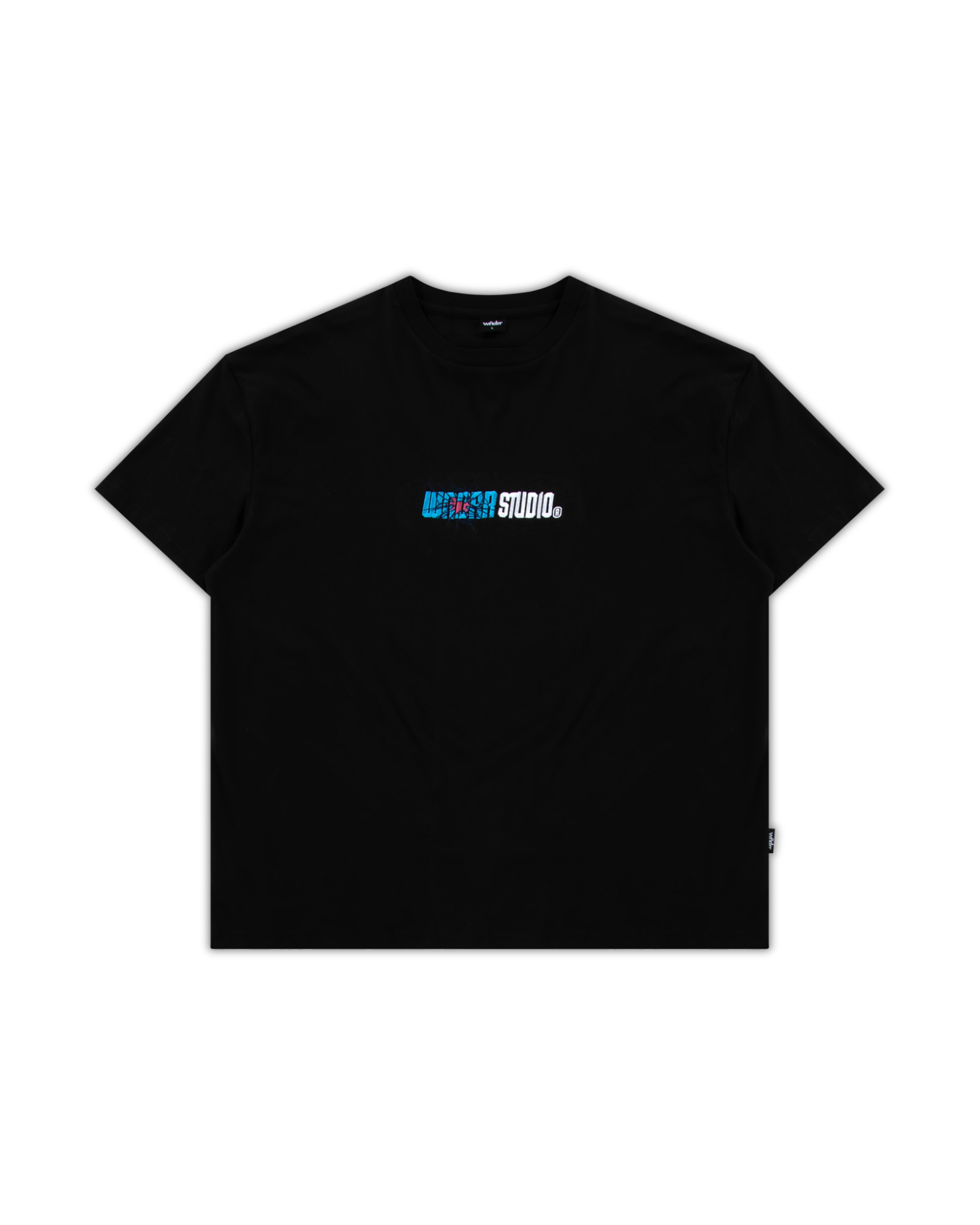 SHATTER BOX FIT TEE - BLACK