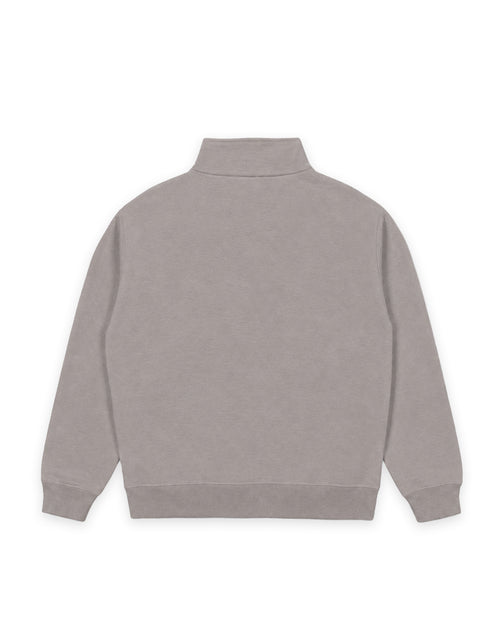 SOHO 1/4 ZIP SWEAT - MOON GREY