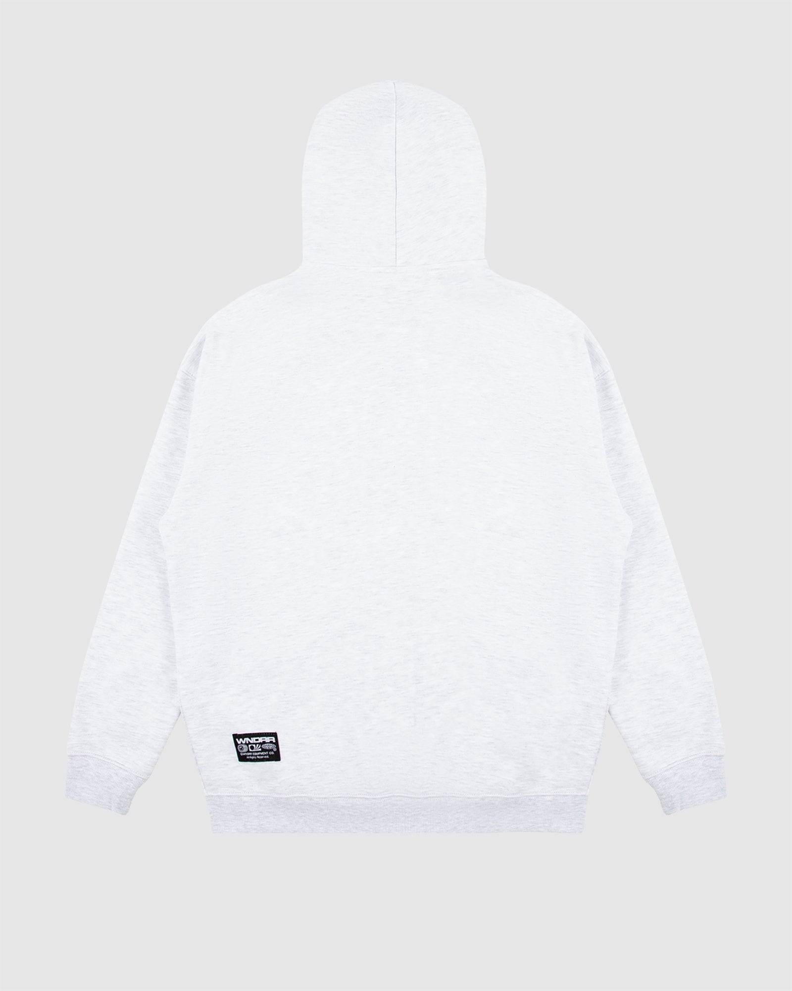 FEUD ZIP HOOD SWEAT - WHITE MARLE