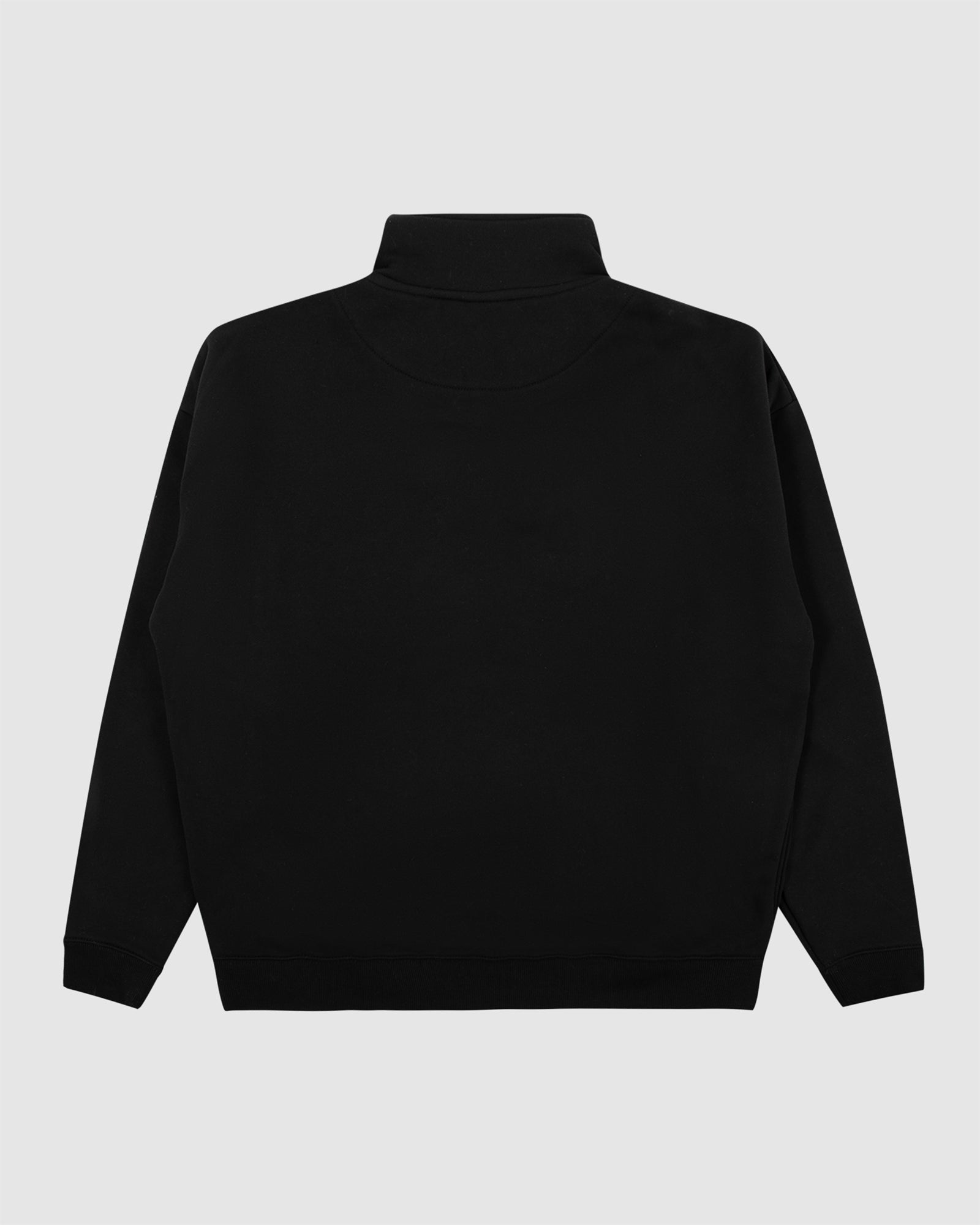 SHERRI 1/4 ZIP SWEAT - BLACK