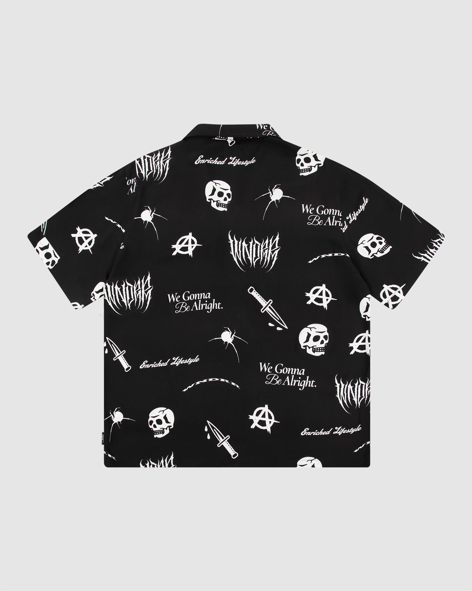 DESPAIR S/S PRINT SHIRT - BLACK