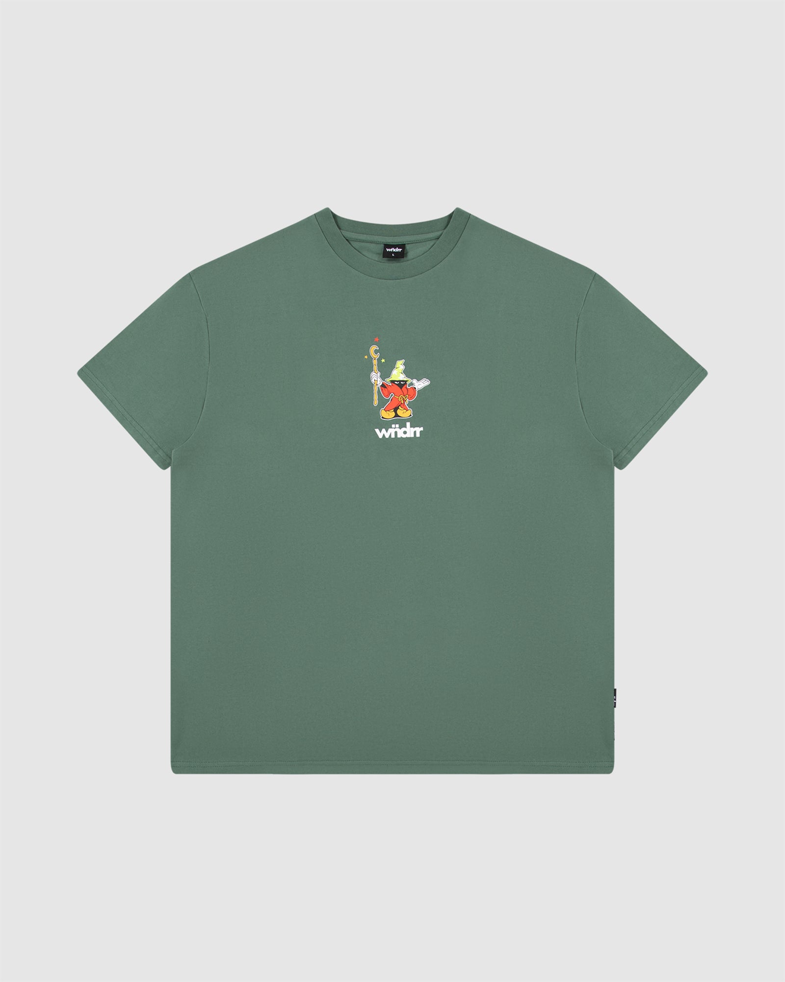 WIZARD BOX FIT TEE - DARK GREEN