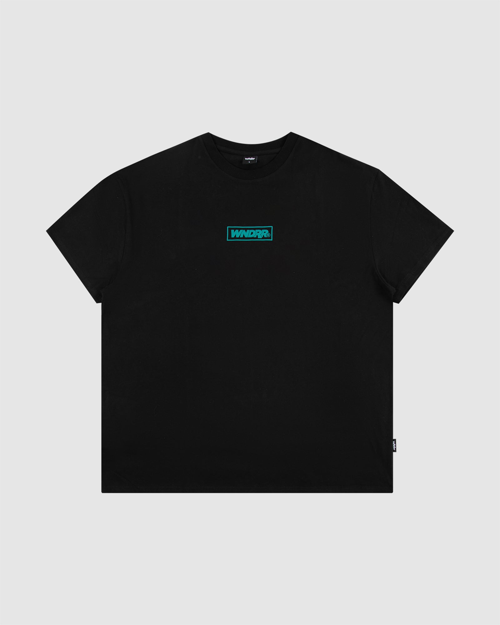 SCRAWL BOX FIT TEE - BLACK