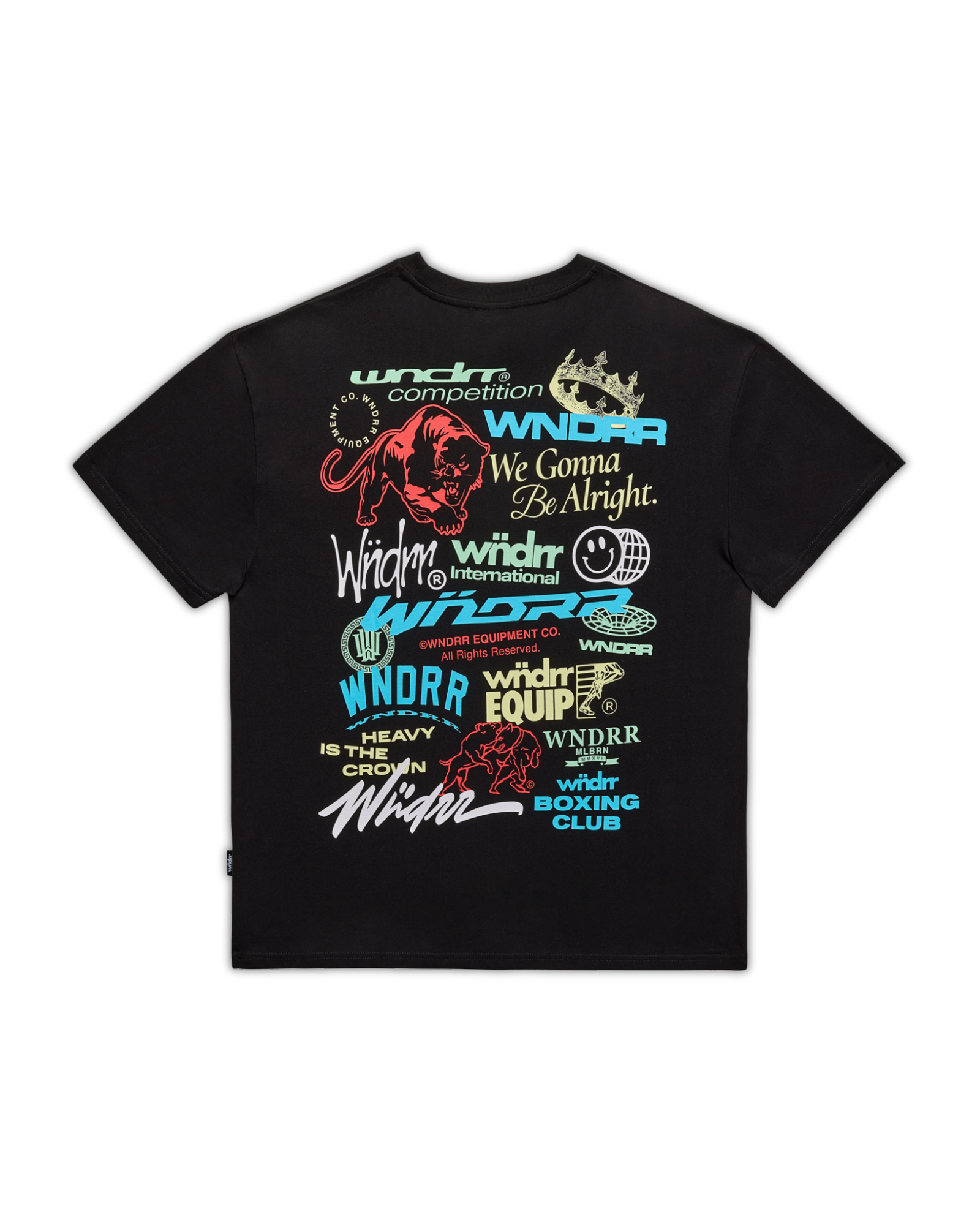 SYNDICATE BOX FIT TEE - BLACK