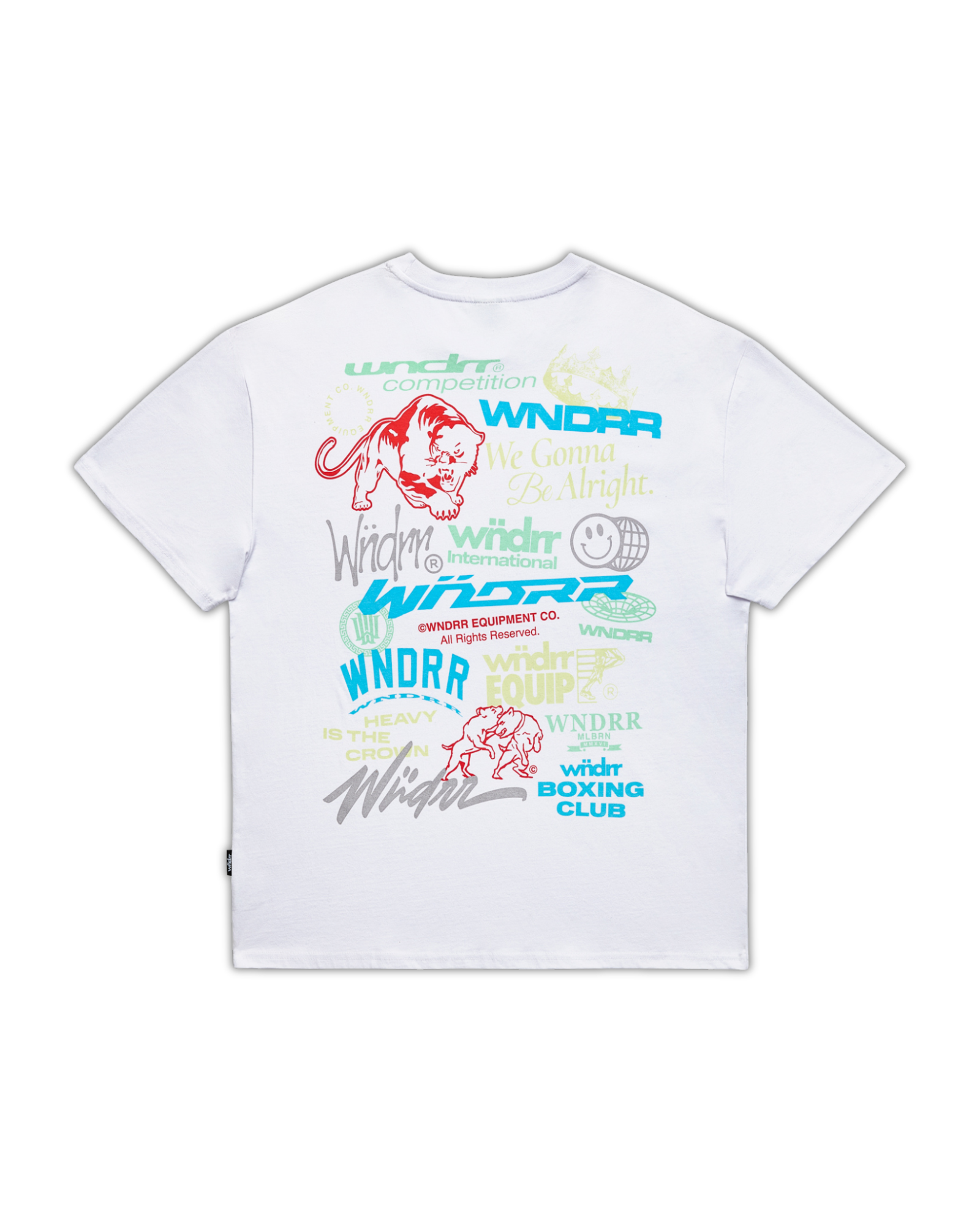 SYNDICATE BOX FIT TEE - WHITE